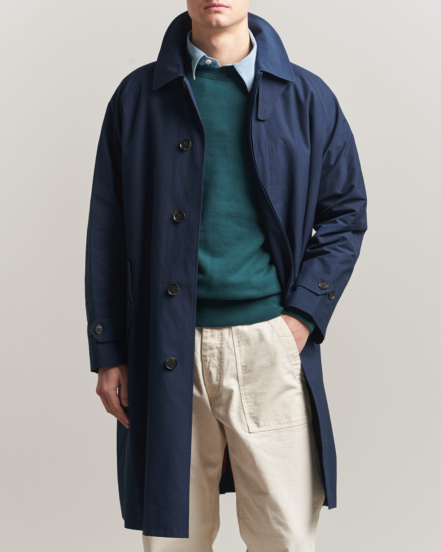 Uomini | Giacche | Baracuta | G12 Original Cloth Coat Navy