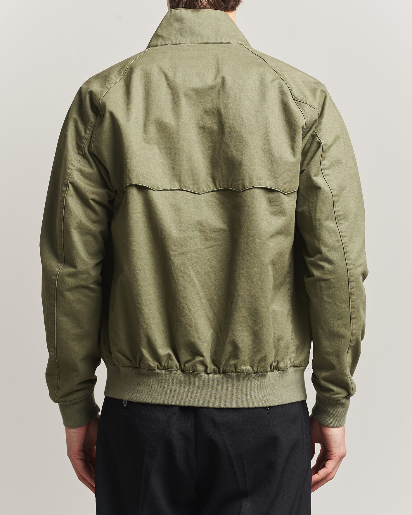 Uomini | Giacche | Baracuta | G9 Washed Cotton Twill Jacket Lichen Green