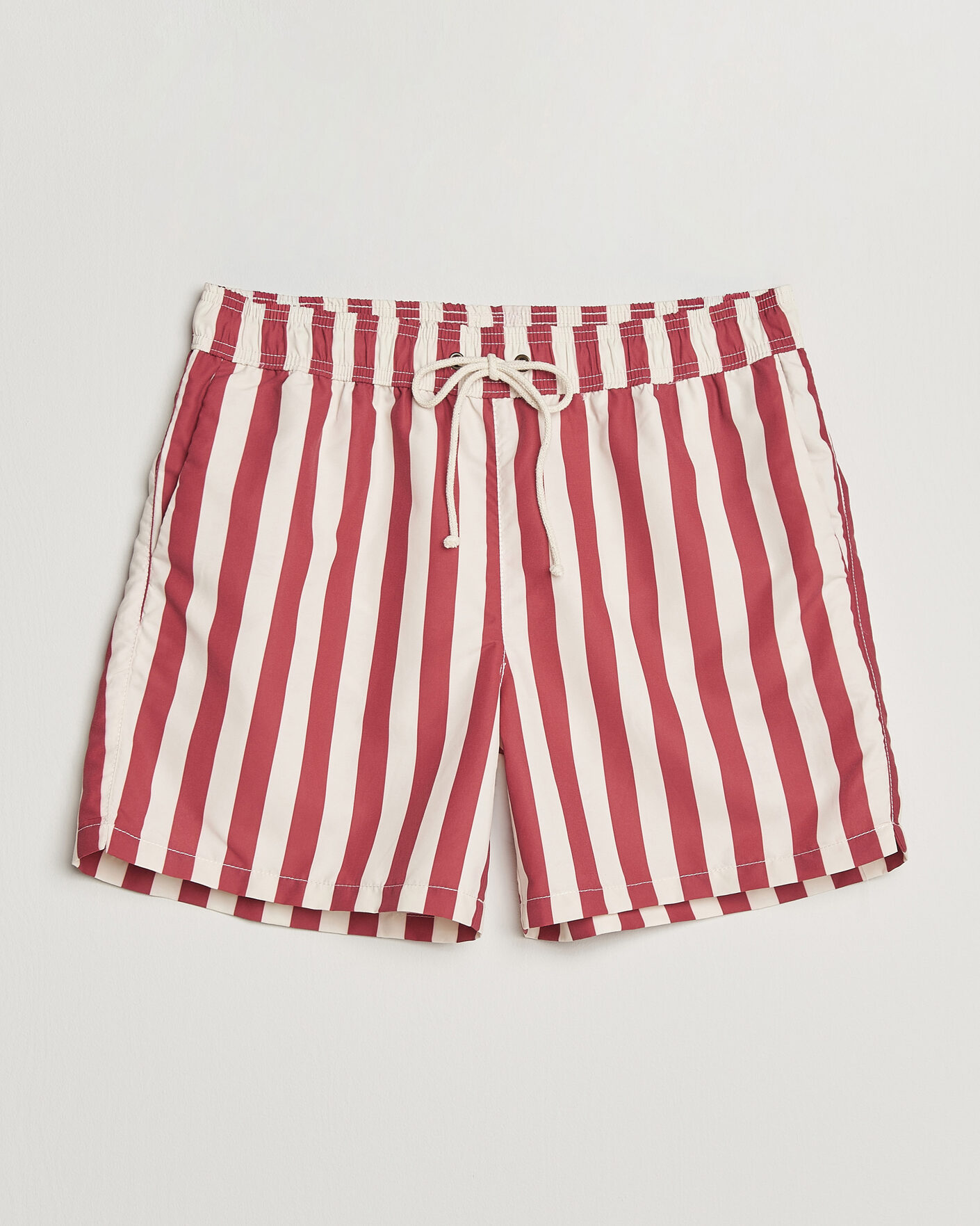 Uomini | Costumi da bagno | Ripa Ripa | Paraggi Striped Swimshorts Red