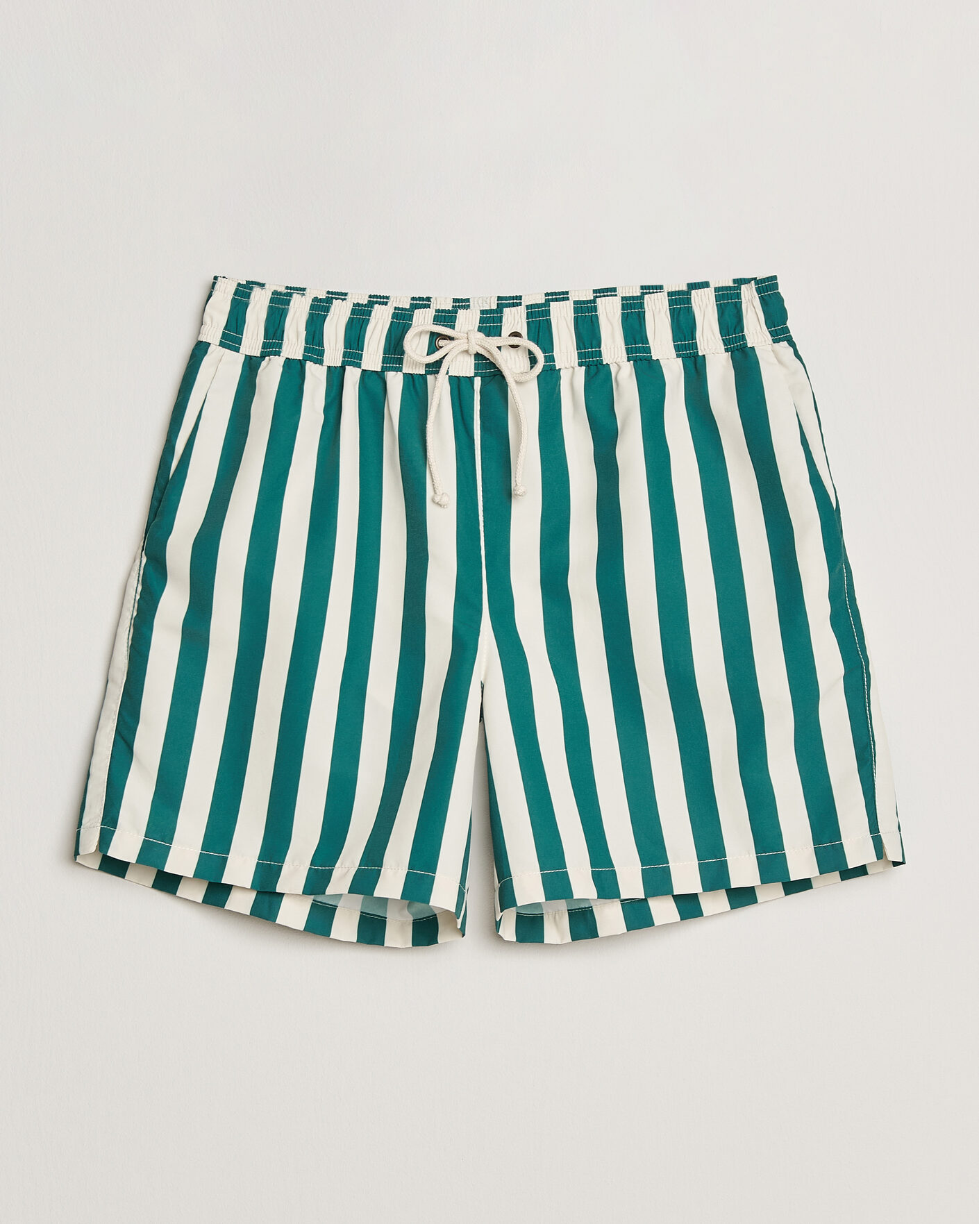 Uomini | Costumi da bagno | Ripa Ripa | Paraggi Striped Swimshorts Green