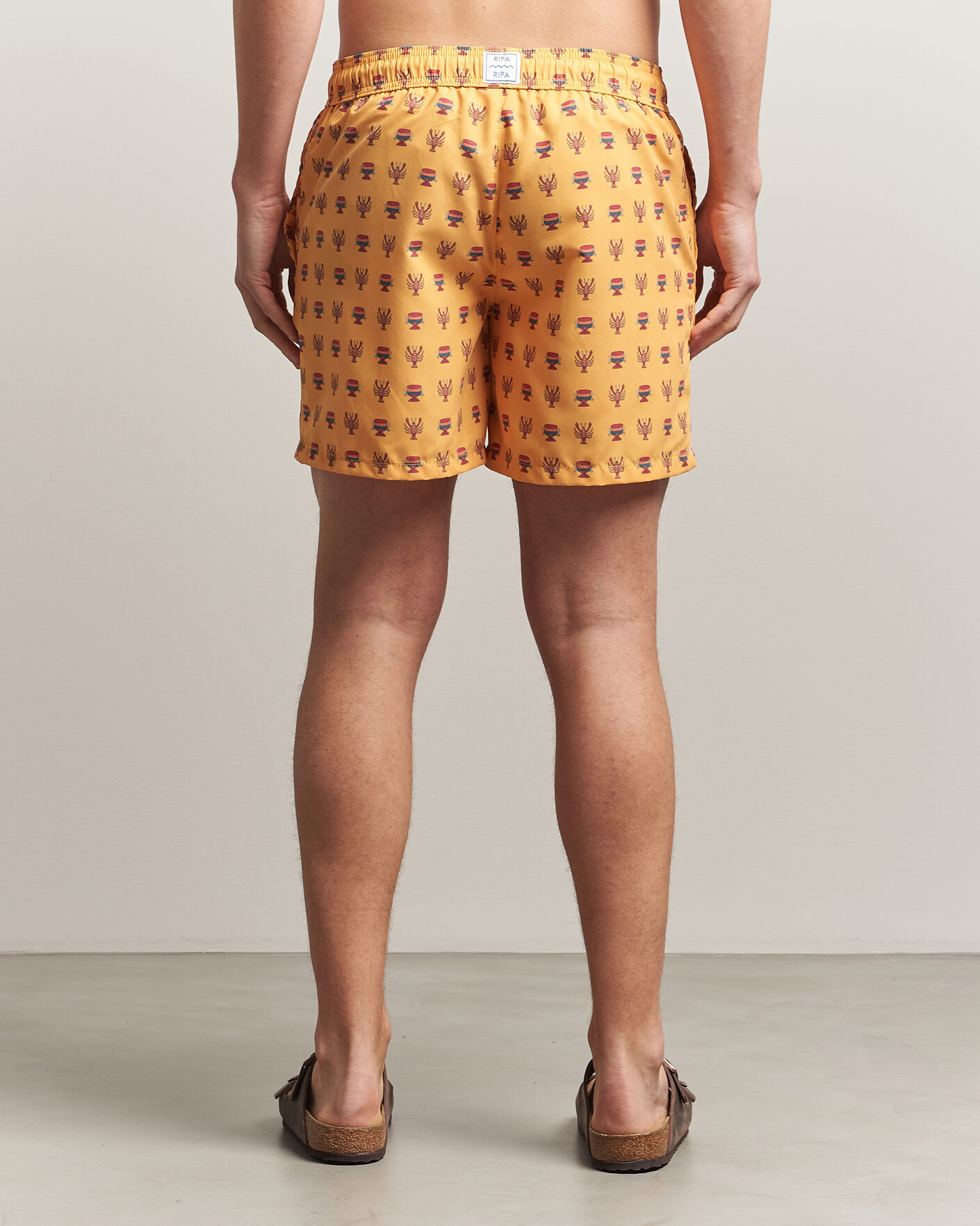 Uomini | Costumi da bagno | Ripa Ripa | Printed Swimshorts Yellow