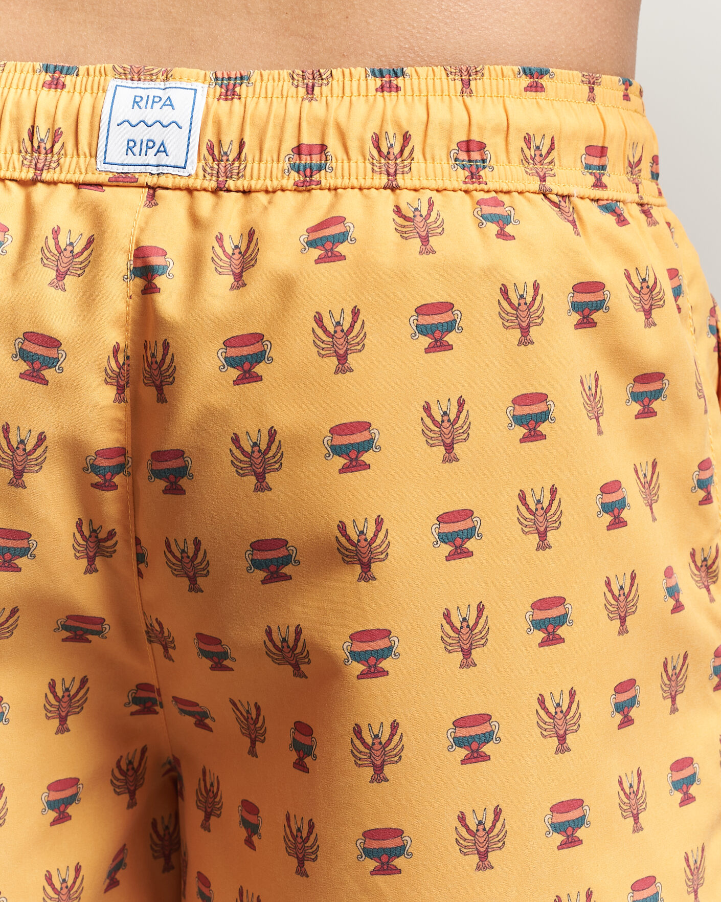 Uomini | Costumi da bagno | Ripa Ripa | Printed Swimshorts Yellow