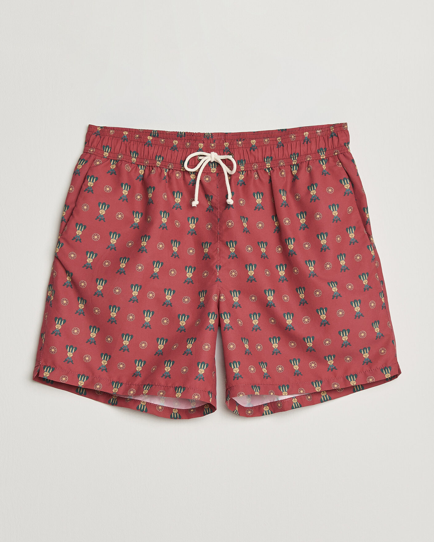 Uomini | Costumi da bagno | Ripa Ripa | Printed Swimshorts Red