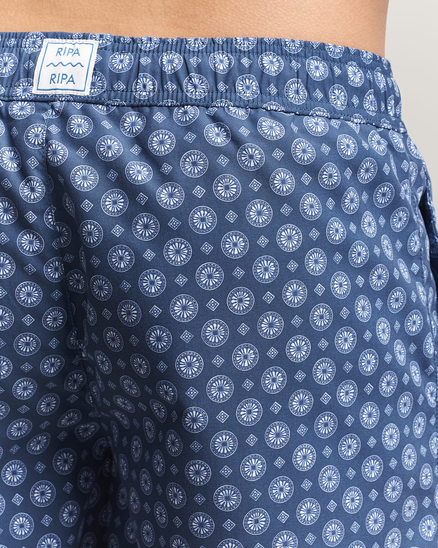 Uomini | Costumi da bagno | Ripa Ripa | Printed Swimshorts Dark Blue