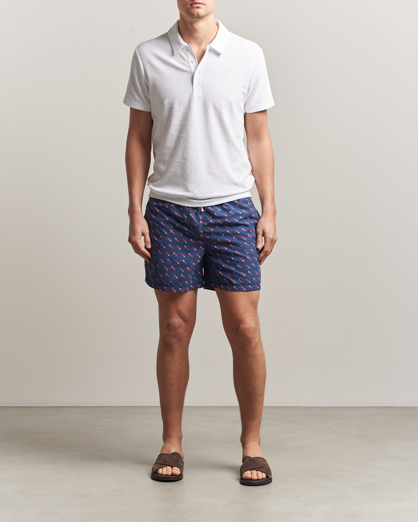 Uomini | Costumi da bagno | Ripa Ripa | Printed Swimshorts Blue