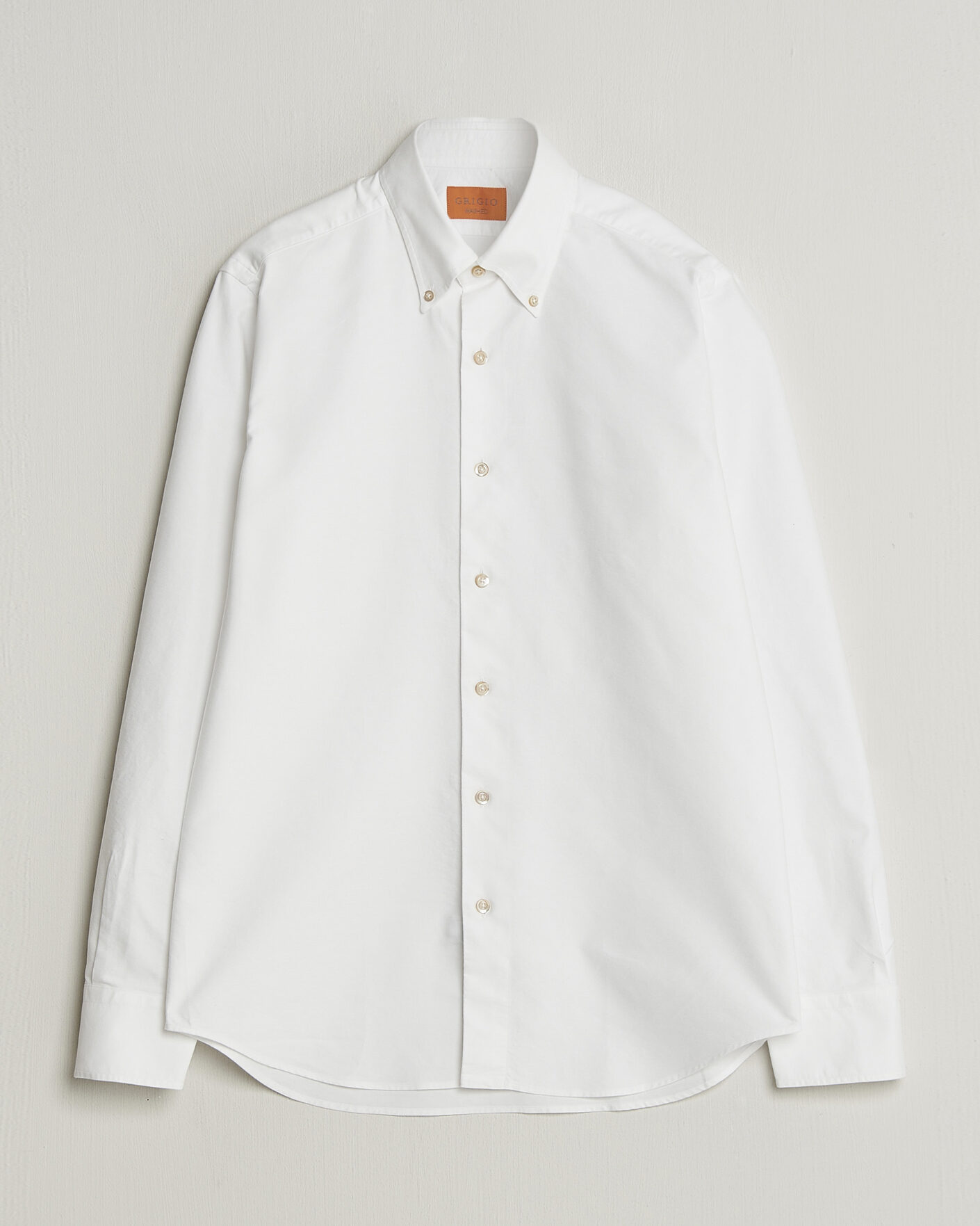 Uomini | Camicie | Grigio | Oxford Button Down Shirt White