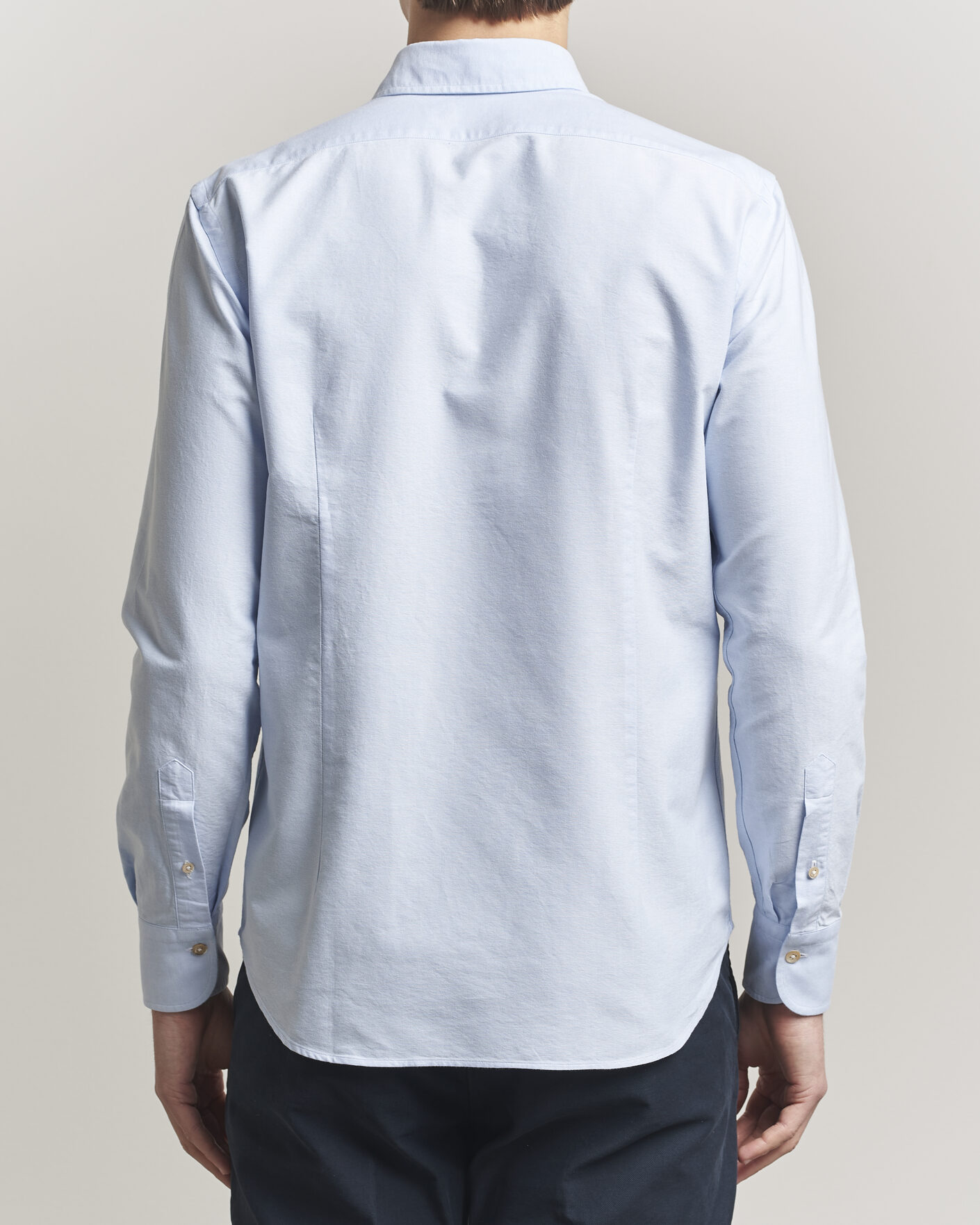 Uomini | Camicie | Grigio | Oxford Button Down Shirt Light Blue