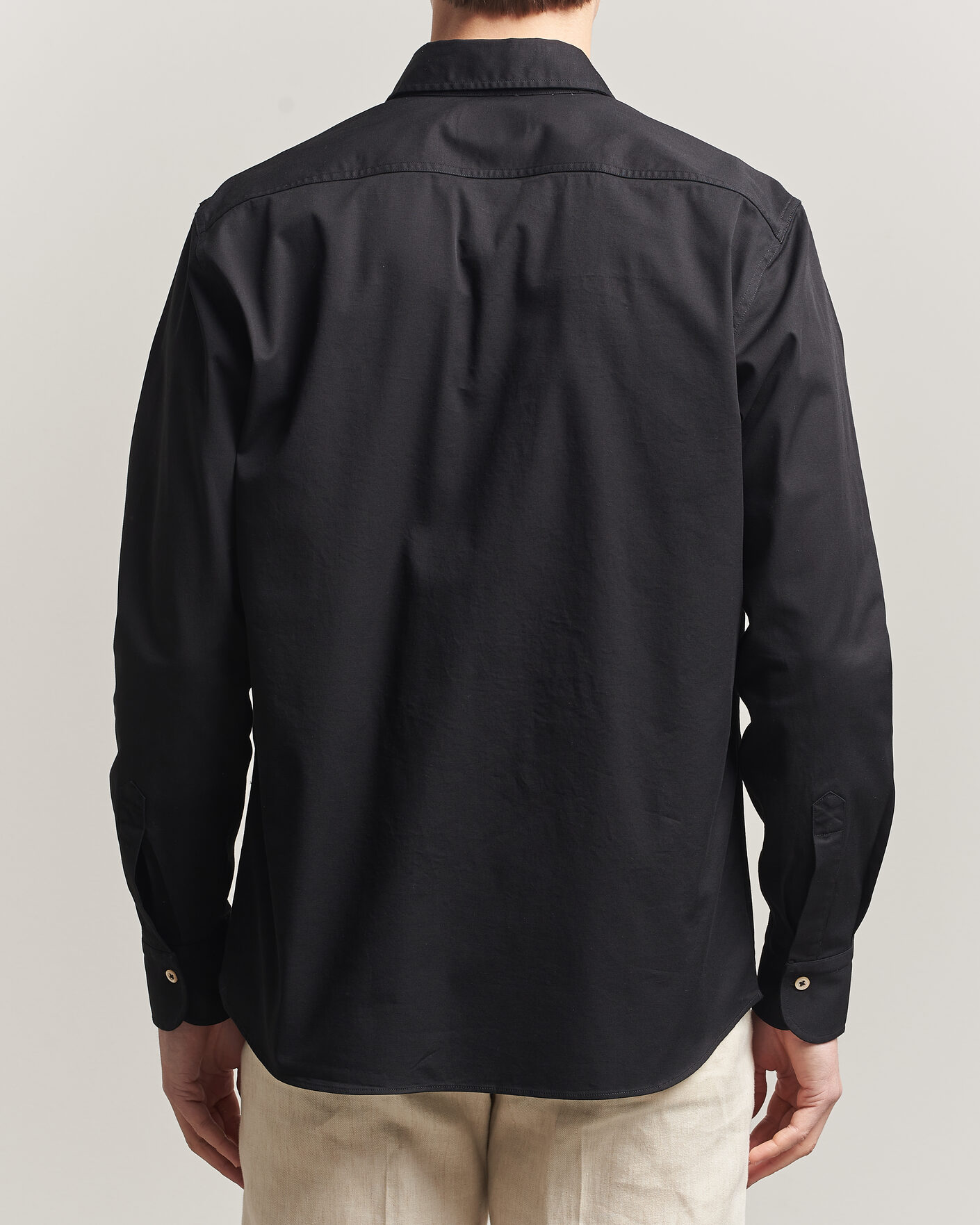 Uomini | Camicie | Grigio | Illinois Cotton Overshirt Black