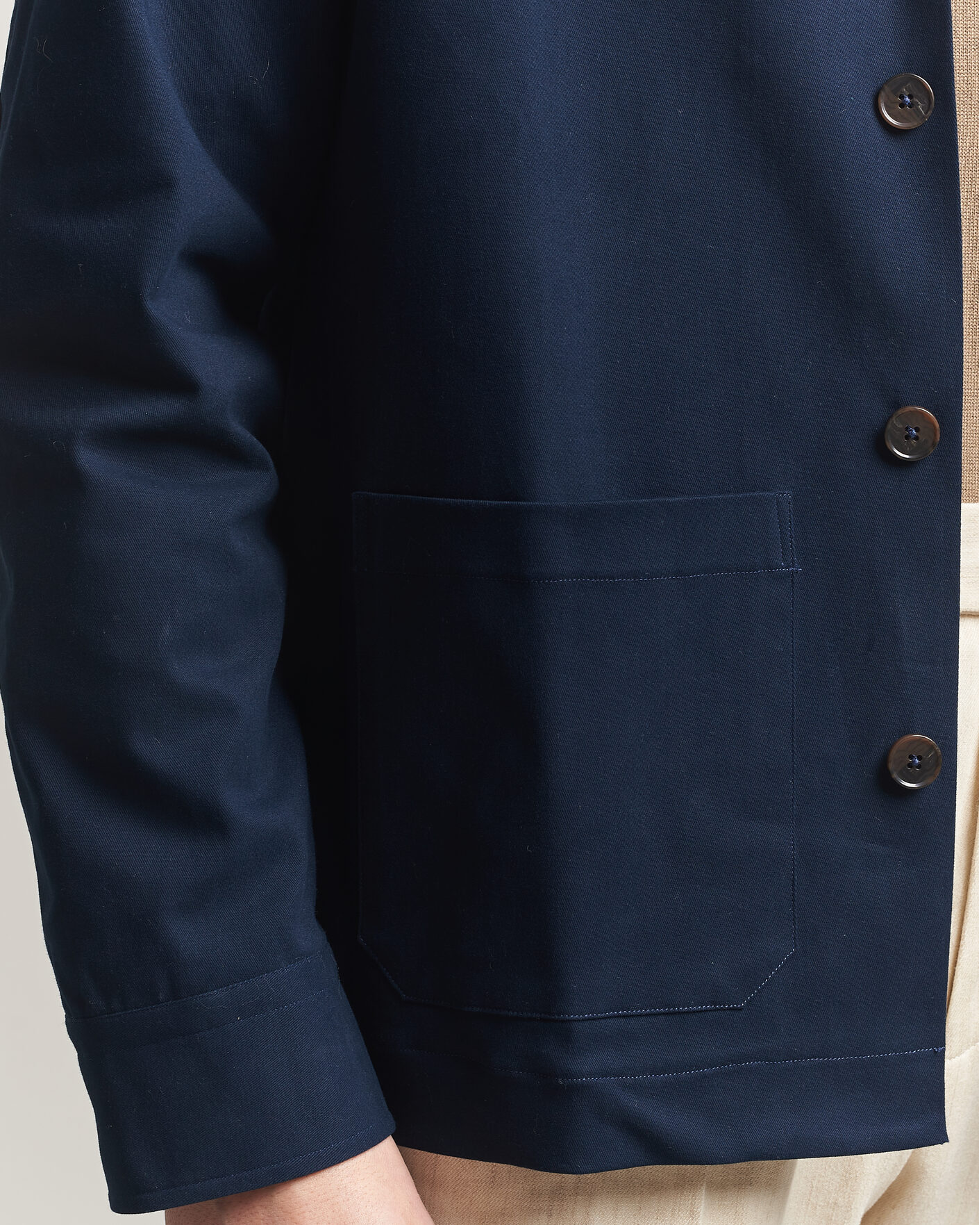 Uomini | Giacche | Grigio | Cotton Chore Jacket Navy