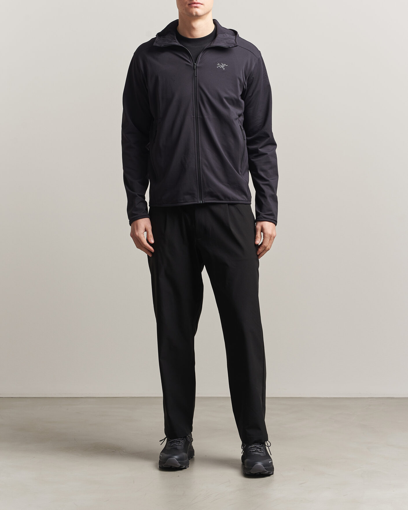 Uomini | Maglieria | Arc'teryx | Kyanite Lightweight Full Zip Hoodie Black