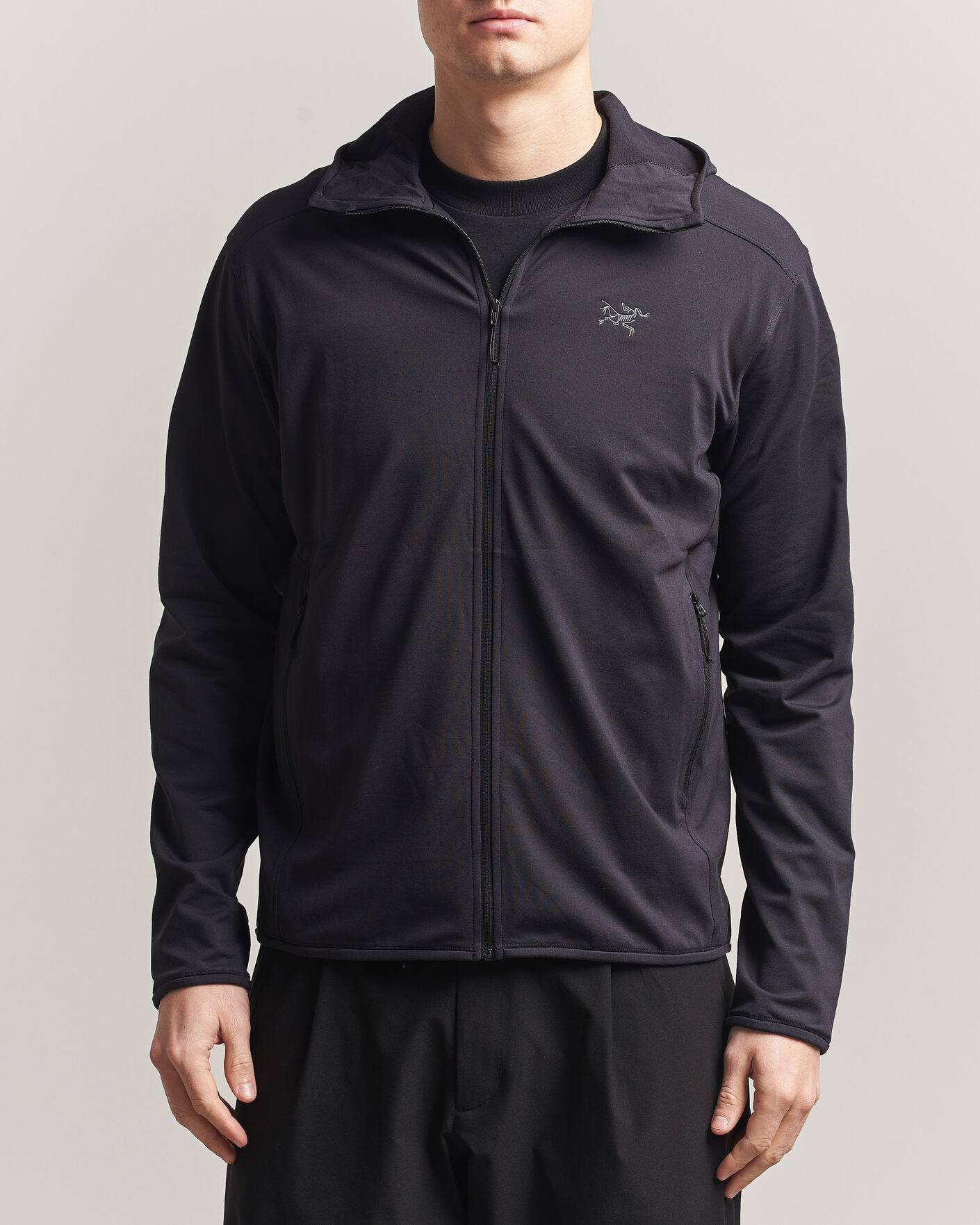 Uomini | Maglieria | Arc'teryx | Kyanite Lightweight Full Zip Hoodie Black