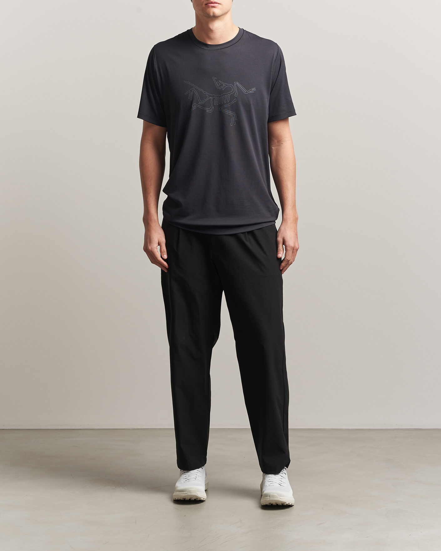 Uomini | T-shirt | Arc'teryx | Cormac Bird Logo Crew Neck T-Shirt Black