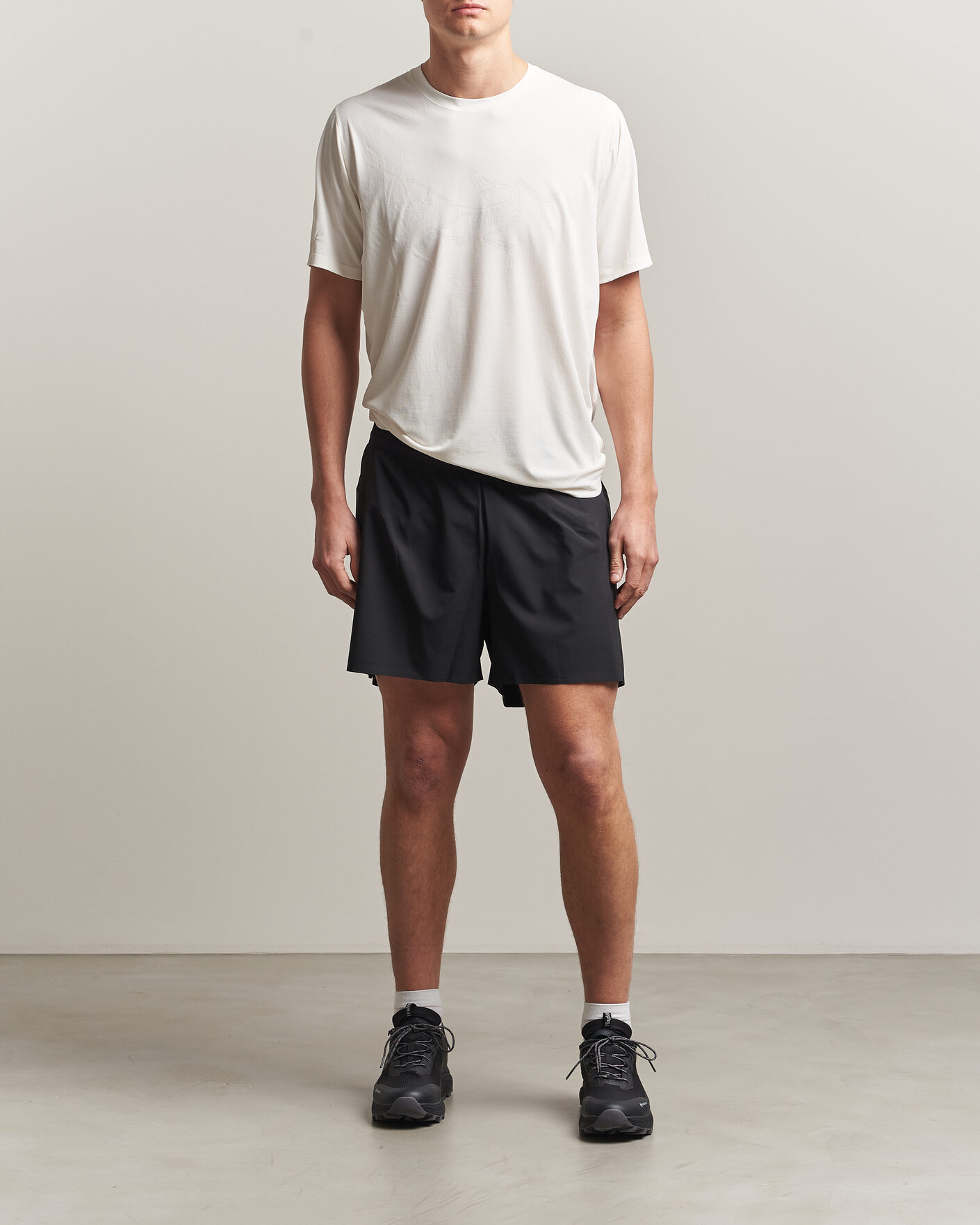 Uomini | T-shirt | Arc'teryx | Cormac Bird Logo Crew Neck T-Shirt Arctic Silk