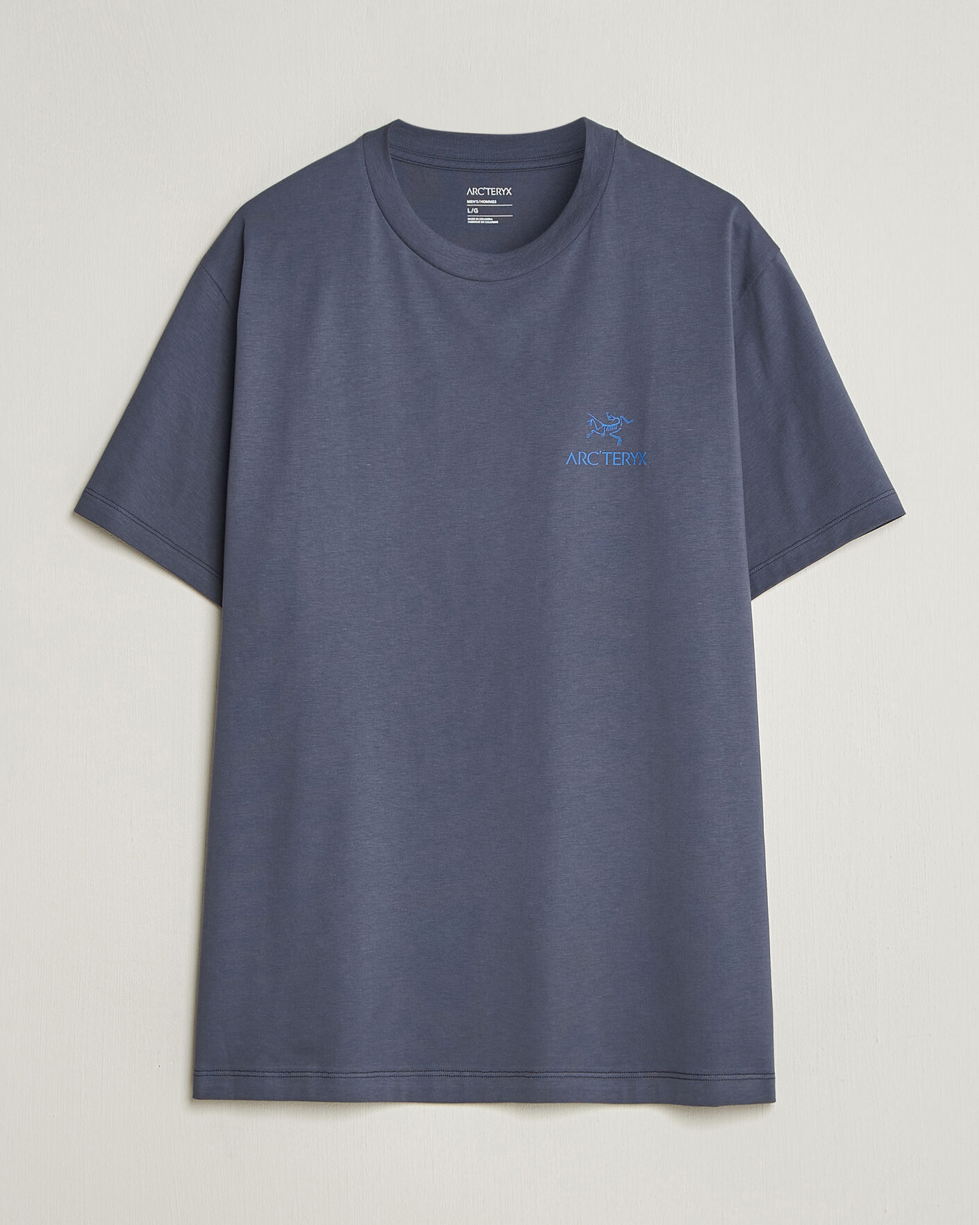 Uomini | T-shirt | Arc'teryx | Kragg Cotton Bird Word T-Shirt Dark Stratus