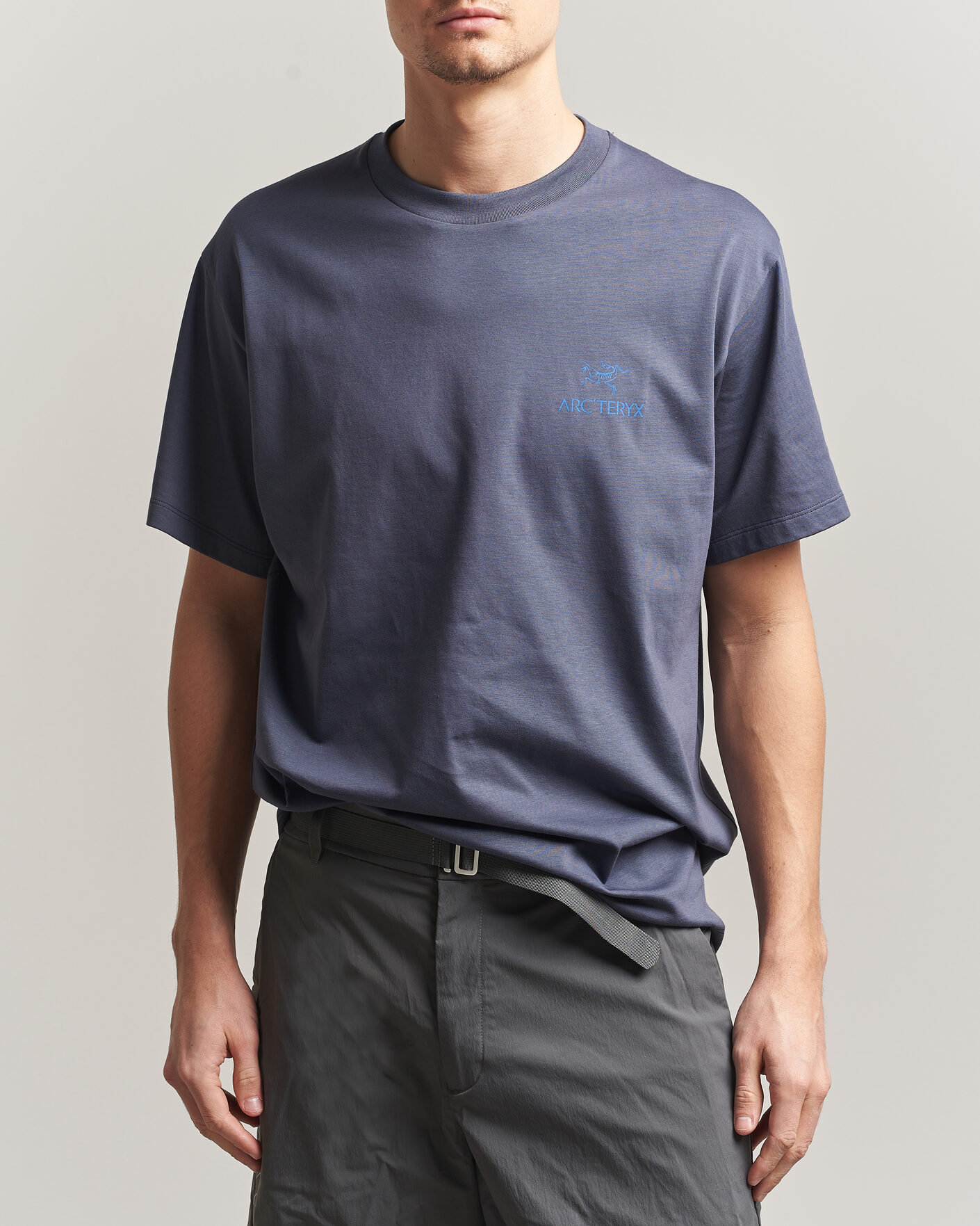 Uomini | T-shirt | Arc'teryx | Kragg Cotton Bird Word T-Shirt Dark Stratus