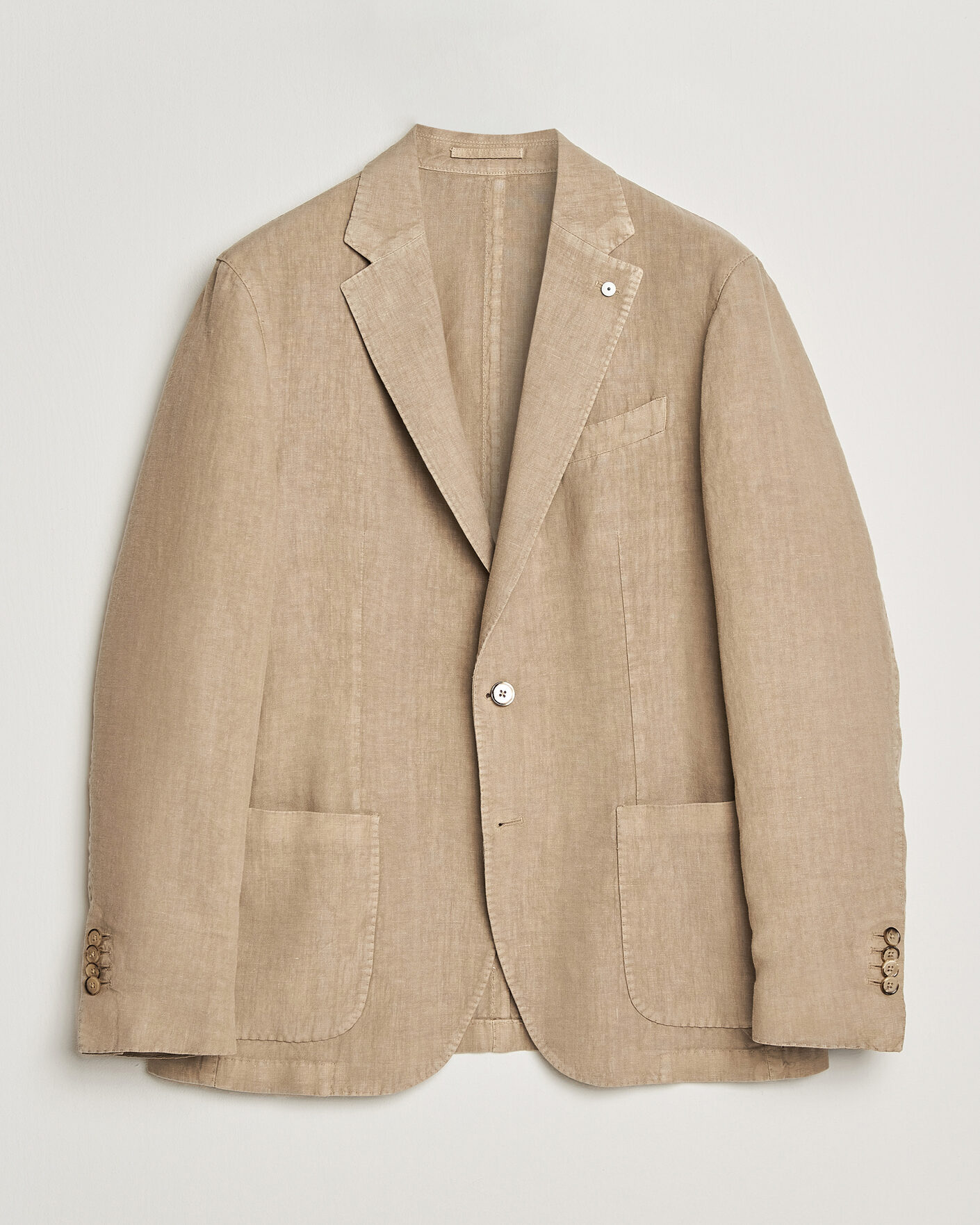 Uomini | Blazers | L.B.M. 1911 | Jack Regular Fit Linen Blazer Taupe