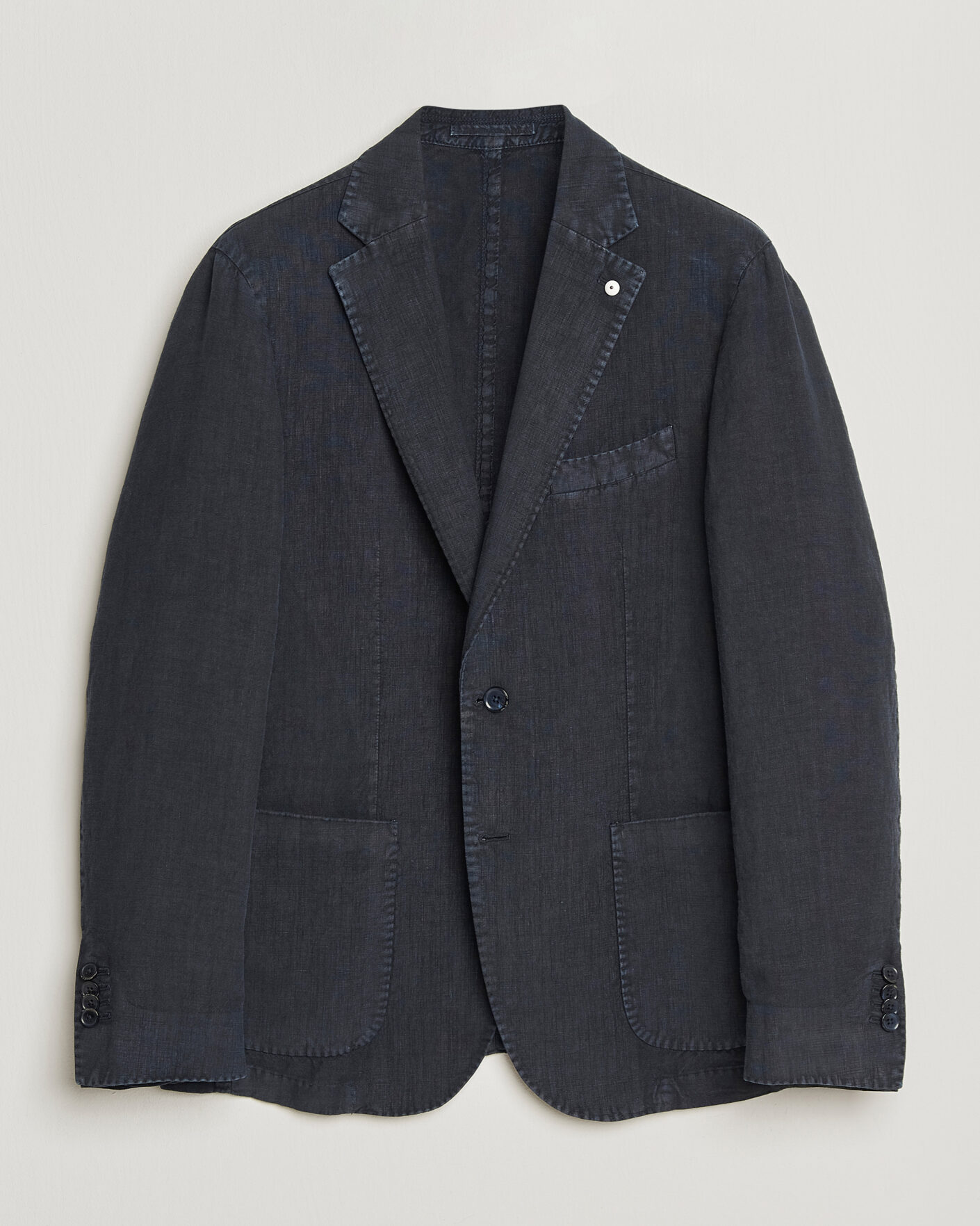 Uomini | Blazers | L.B.M. 1911 | Jack Regular Fit Linen Blazer Navy