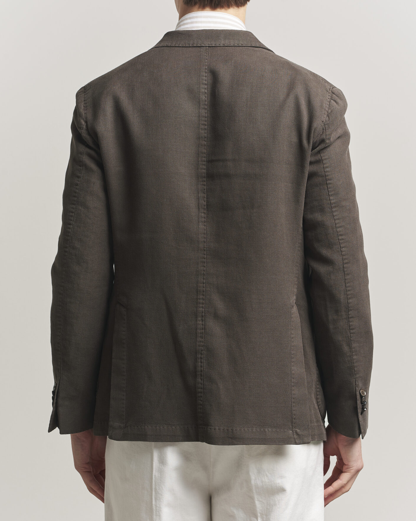 Uomini | Blazers | L.B.M. 1911 | Jack Regular Fit Structured Cotton Blazer Brown