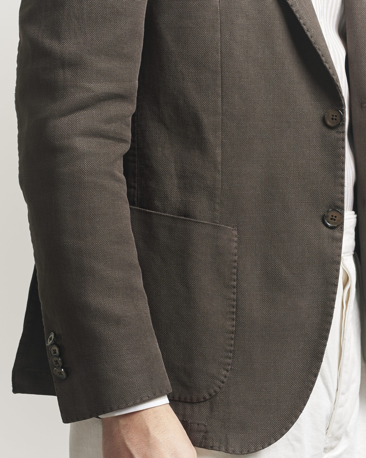 Uomini | Blazers | L.B.M. 1911 | Jack Regular Fit Structured Cotton Blazer Brown