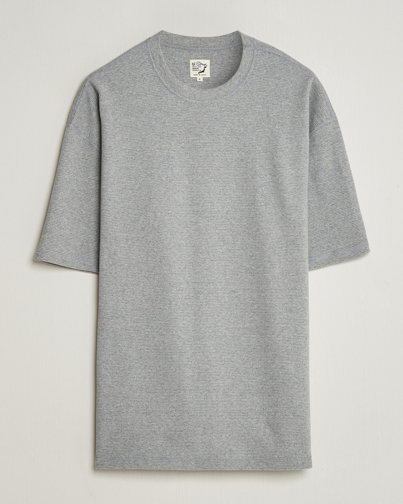 Uomini | T-shirt | orSlow | Waffle Cotton T-Shirt Heather Gray