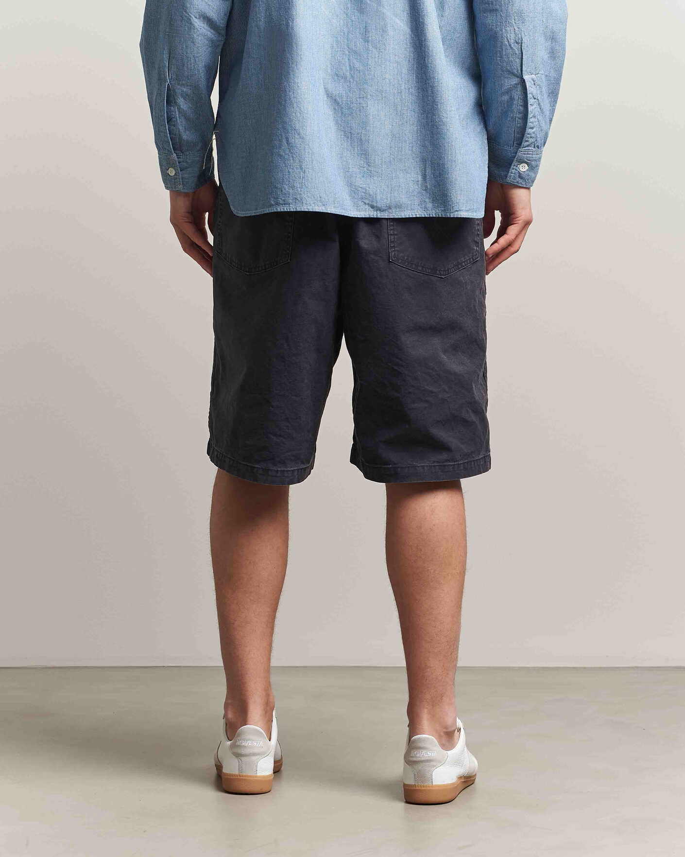 Uomini | Pantaloncini | orSlow | Summer Fatigue Shorts Washed Black