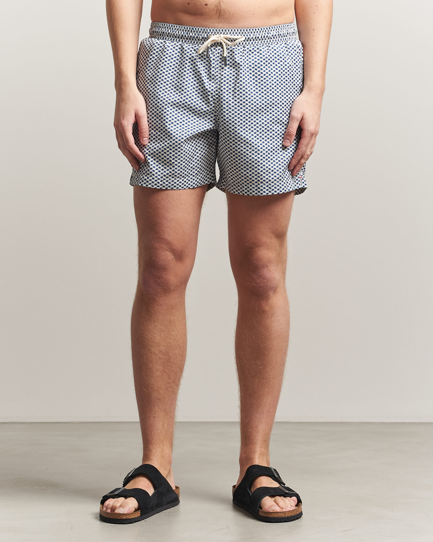 Uomini | Costumi da bagno | Orlebar Brown | Boxer Modula Drawstring Swim Shorts Nova Blue