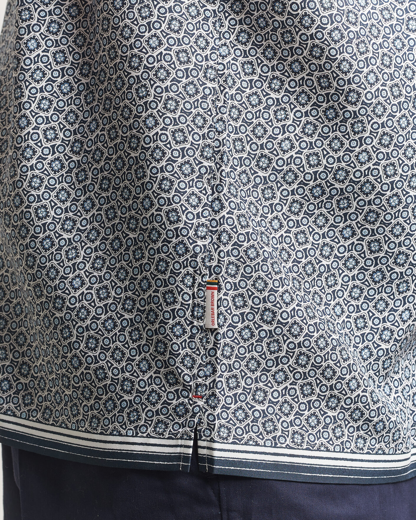 Uomini | Camicie | Orlebar Brown | Maitan Lyocel Petola Shirts Night Iris