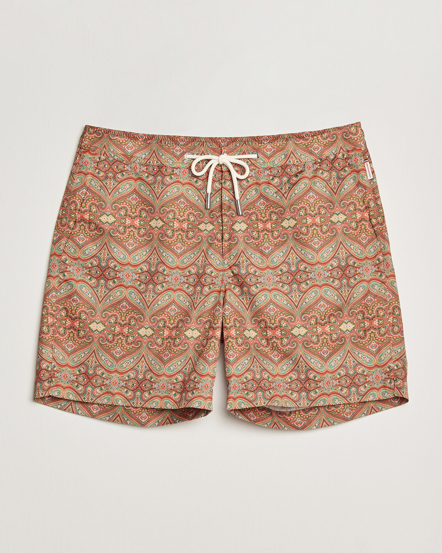 Uomini | Costumi da bagno | Orlebar Brown | Bulldog Drawcord Carnival Swim Shorts Vermillion