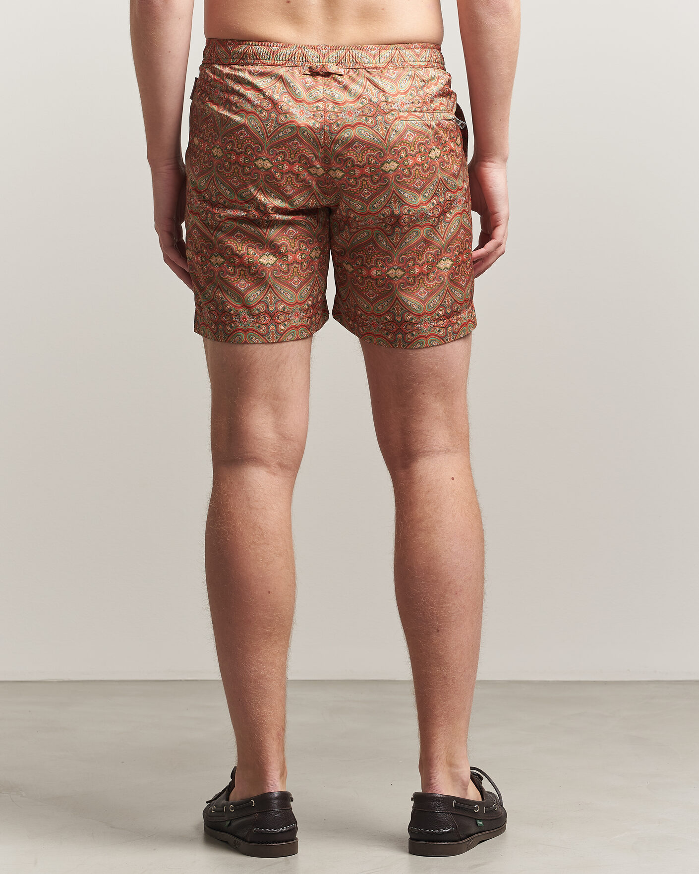 Uomini | Costumi da bagno | Orlebar Brown | Bulldog Drawcord Carnival Swim Shorts Vermillion