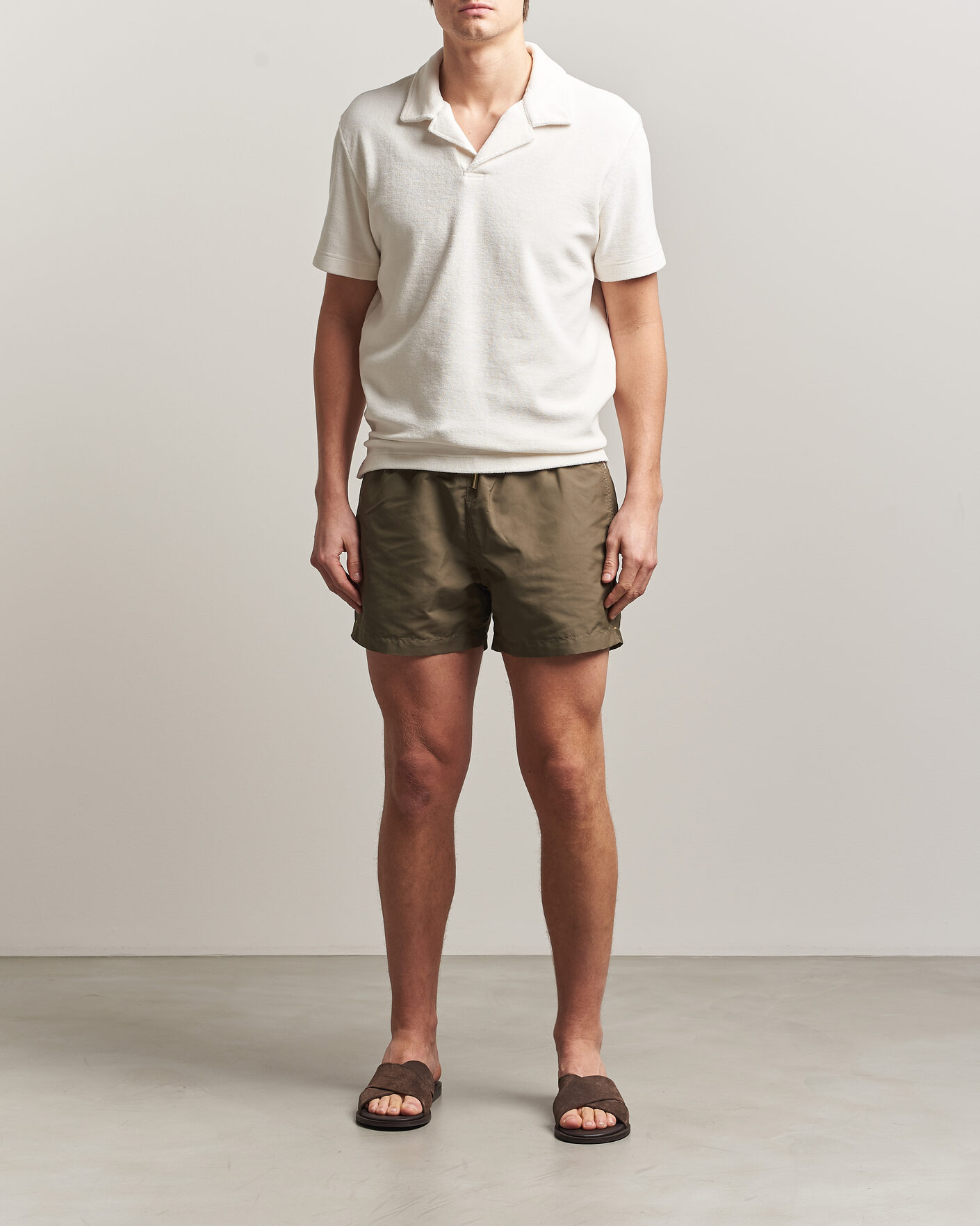 Uomini | Polo | Orlebar Brown | Terry Resort Polo Thasos Beach