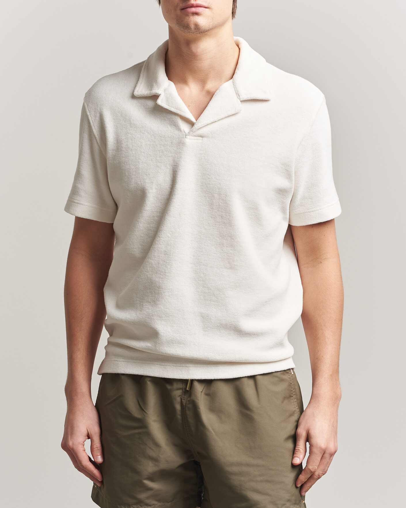 Uomini | Polo | Orlebar Brown | Terry Resort Polo Thasos Beach