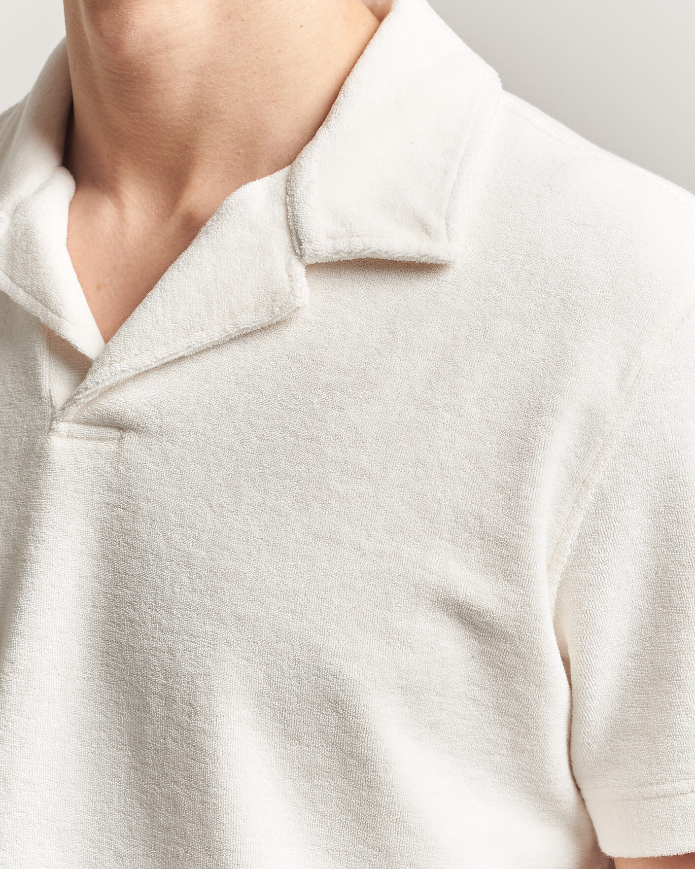 Uomini | Polo | Orlebar Brown | Terry Resort Polo Thasos Beach