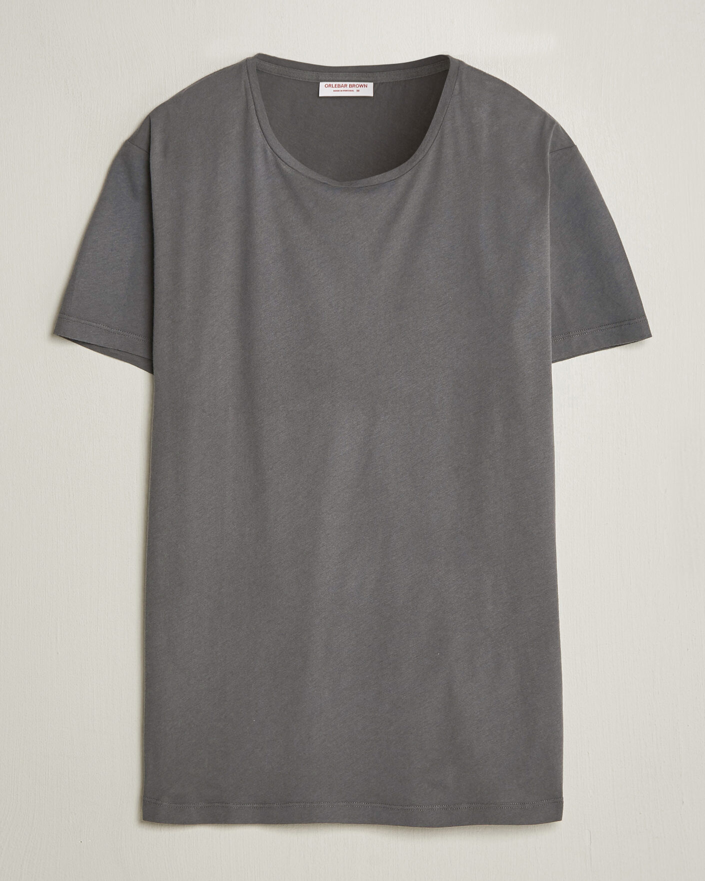 Uomini | T-shirt | Orlebar Brown | OB Crew T-Shirt Elephant Grey