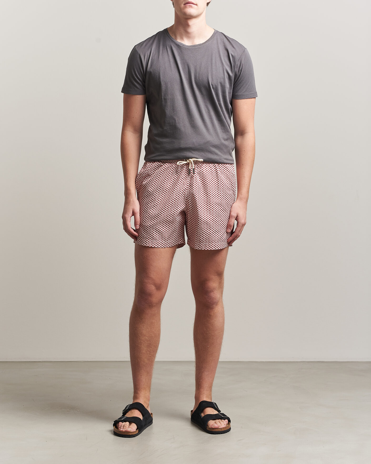 Uomini | T-shirt | Orlebar Brown | OB Crew T-Shirt Elephant Grey