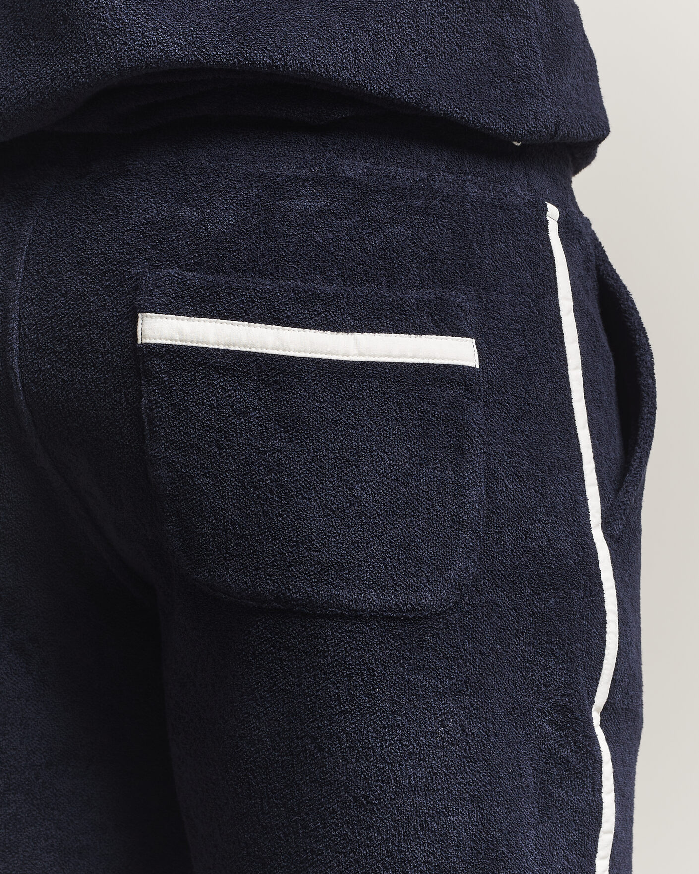 Uomini | Pantaloncini | Orlebar Brown | Trevone Towelling Shorts Night Iris