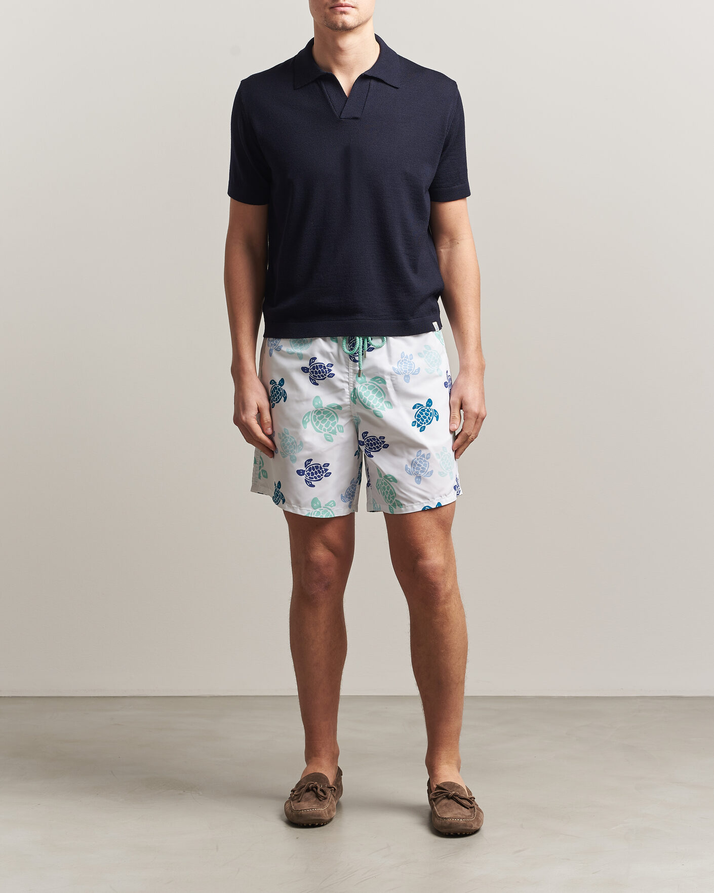 Uomini | Costumi da bagno | Vilebrequin | Moorea Swimshorts Blanc