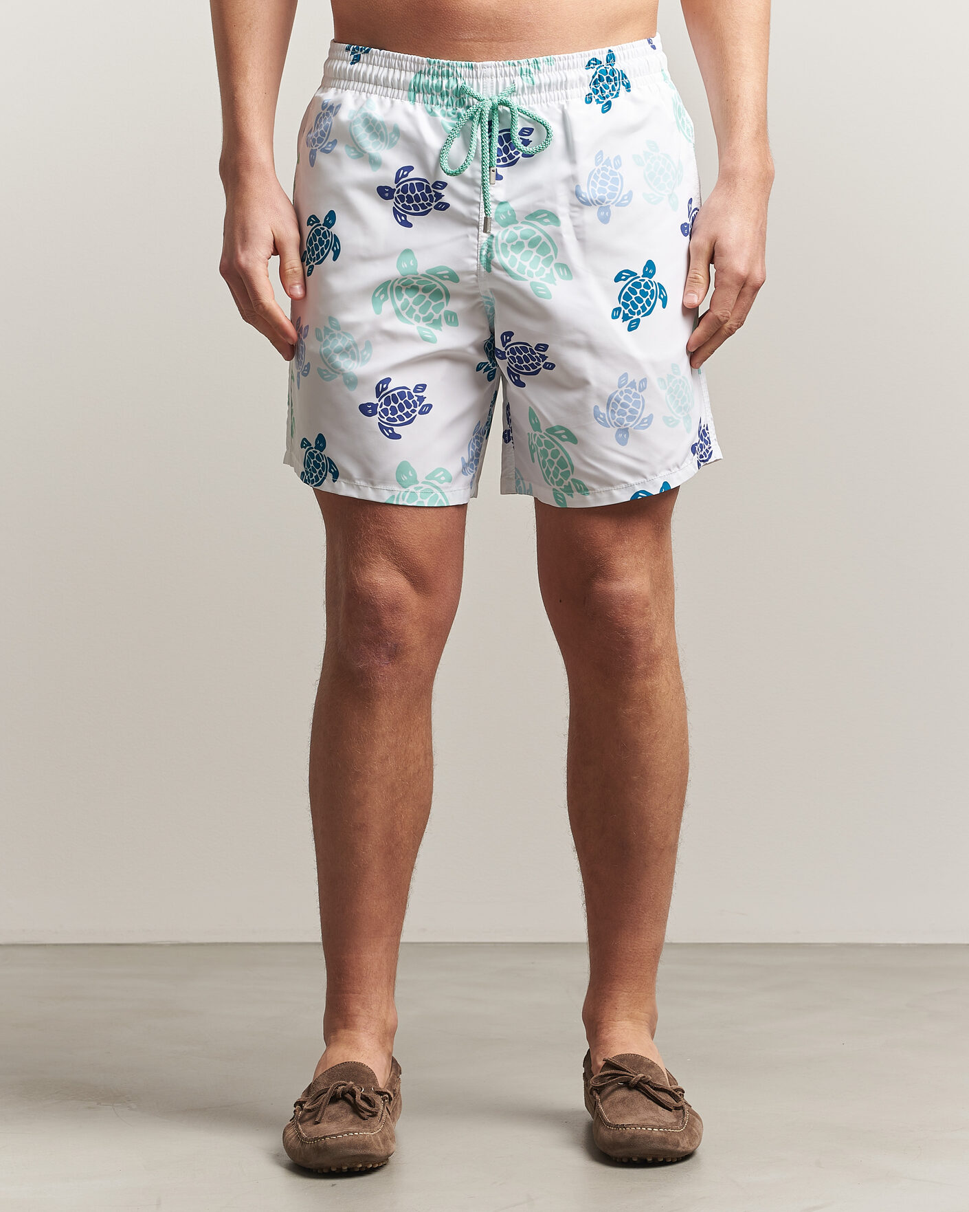 Uomini | Costumi da bagno | Vilebrequin | Moorea Swimshorts Blanc