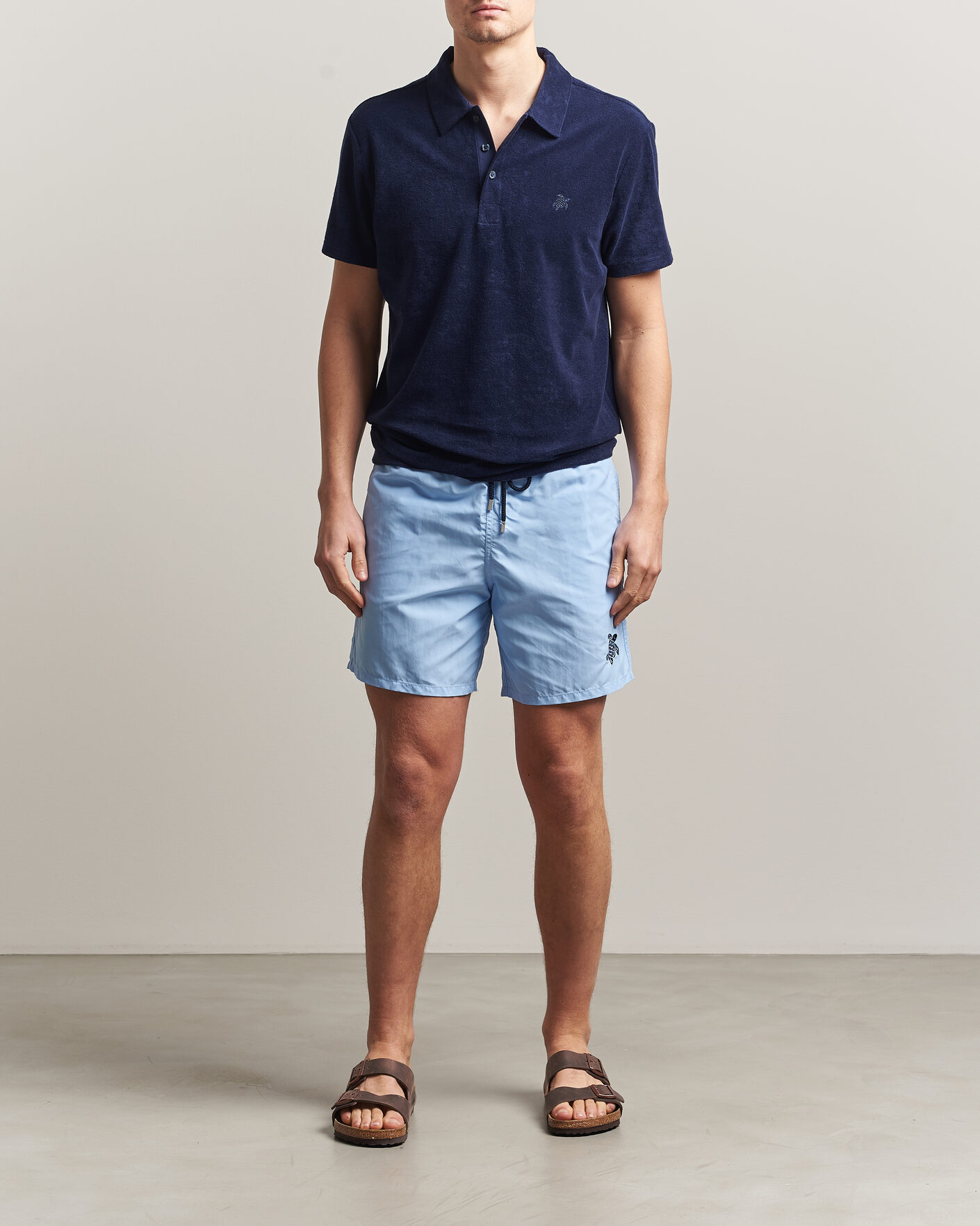 Uomini | Costumi da bagno | Vilebrequin | Moka Swimshorts Fleur De Lin