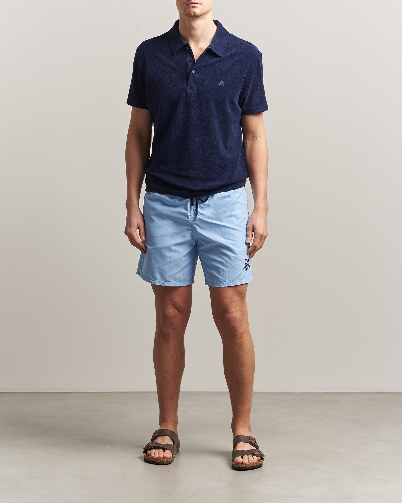 Uomini | Polo | Vilebrequin | Pheonix Terry Polo Bleu Marine