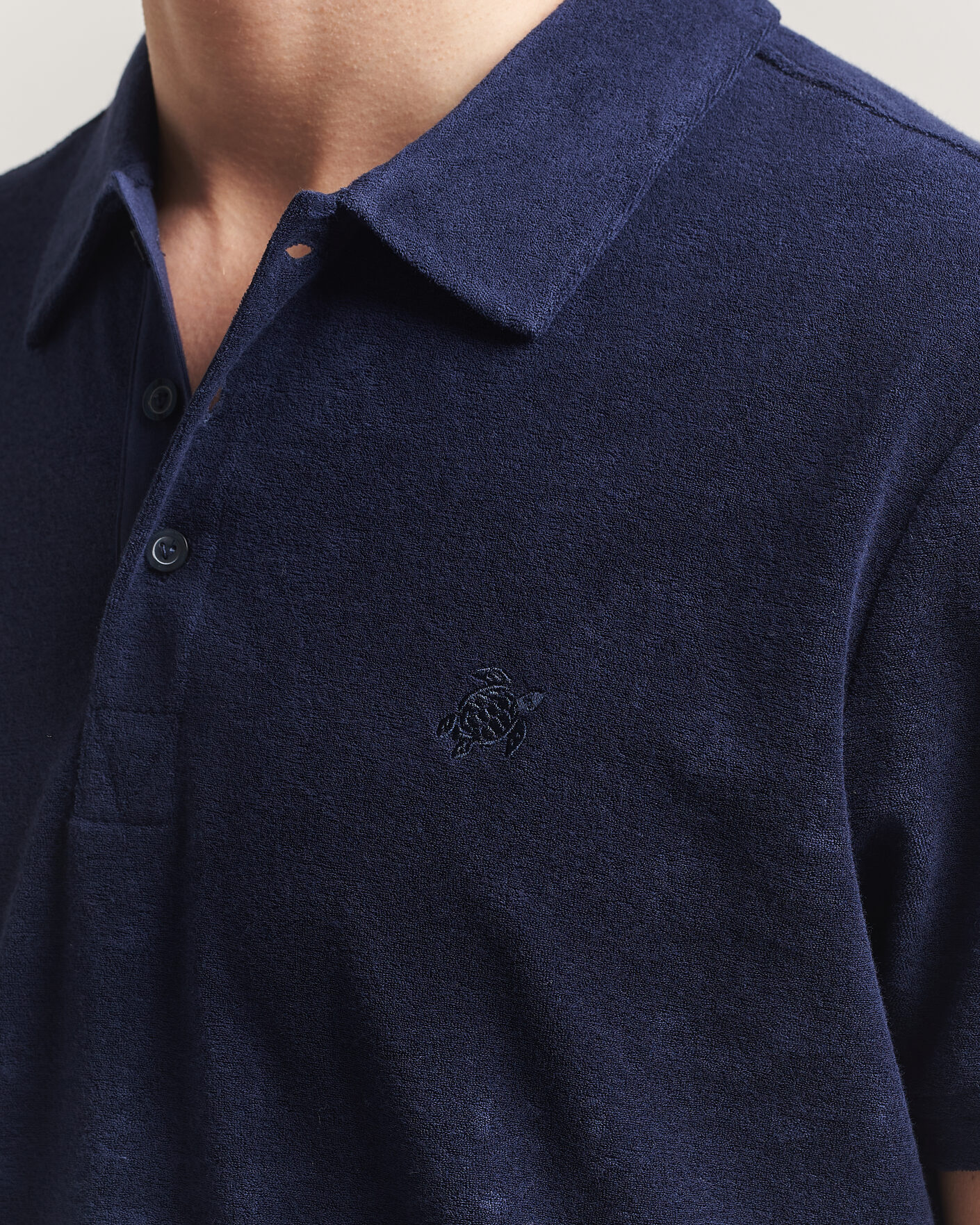 Uomini | Polo | Vilebrequin | Pheonix Terry Polo Bleu Marine