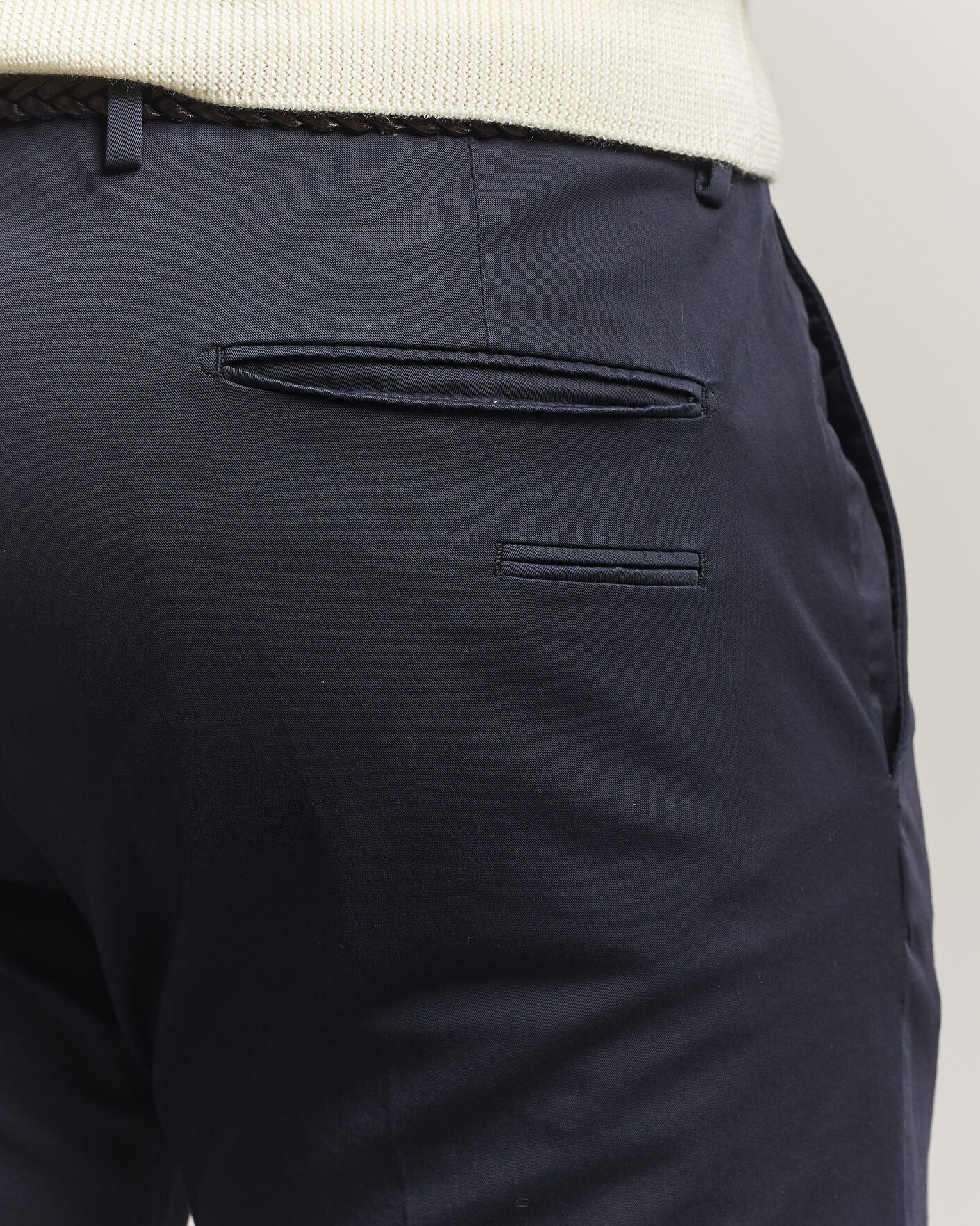 Uomini | Pantaloni | Briglia 1949 | Slim Fit Cotton Chinos Navy