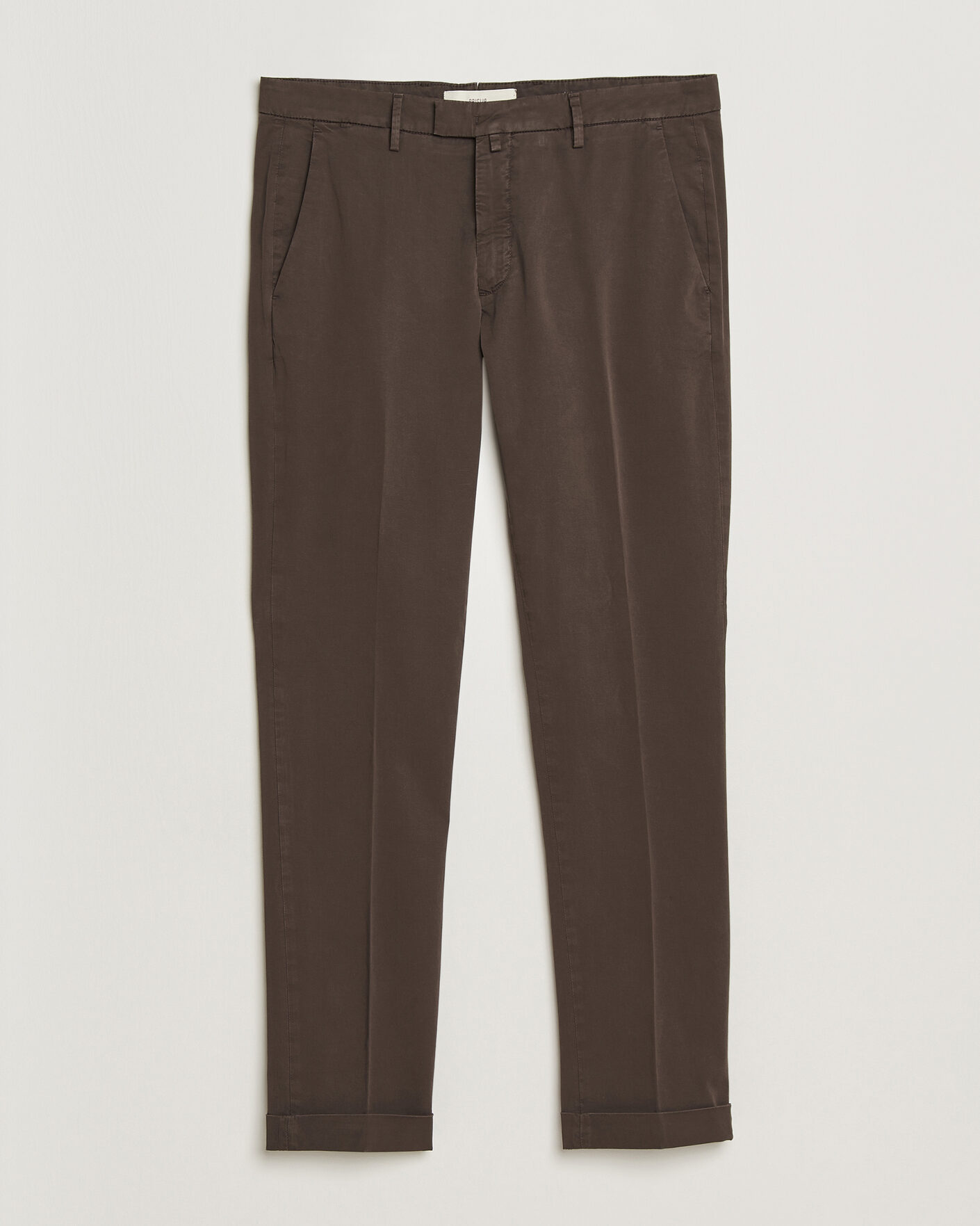 Uomini | Pantaloni | Briglia 1949 | Slim Fit Cotton Chinos Brown