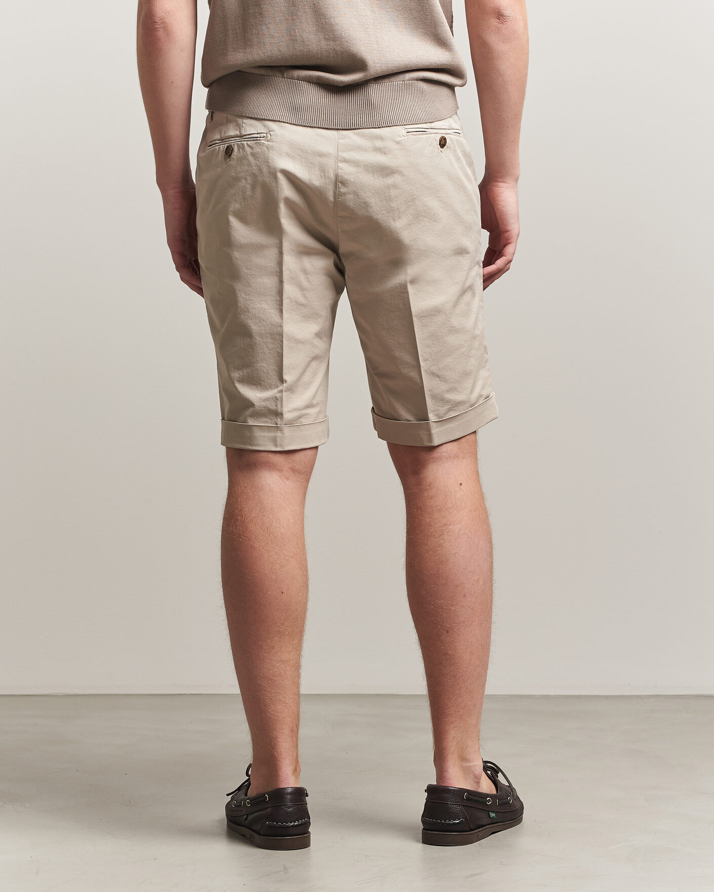 Uomini | Pantaloncini | Briglia 1949 | Cotton Stretch Shorts Beige