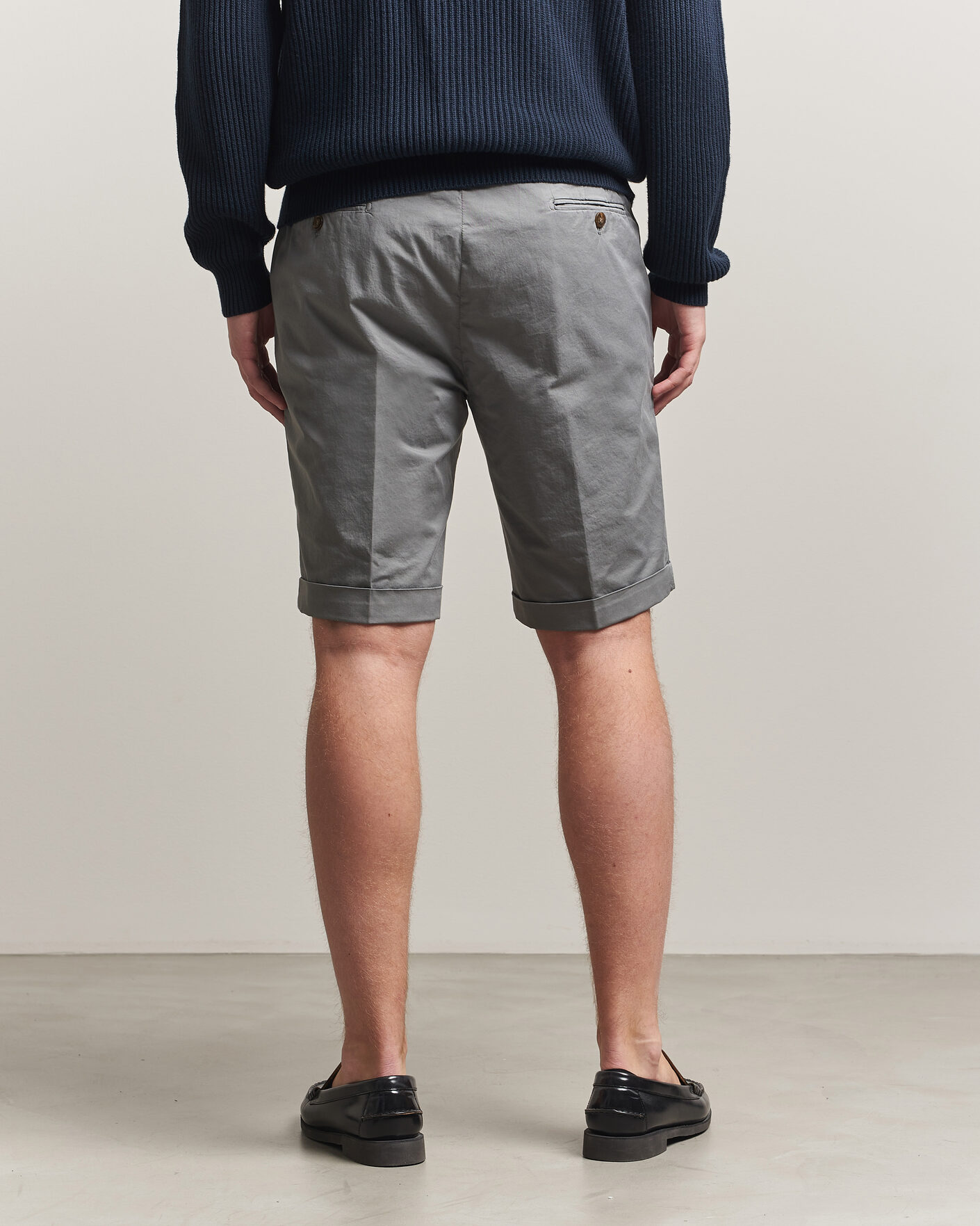 Uomini | Pantaloncini | Briglia 1949 | Cotton Stretch Shorts Grey