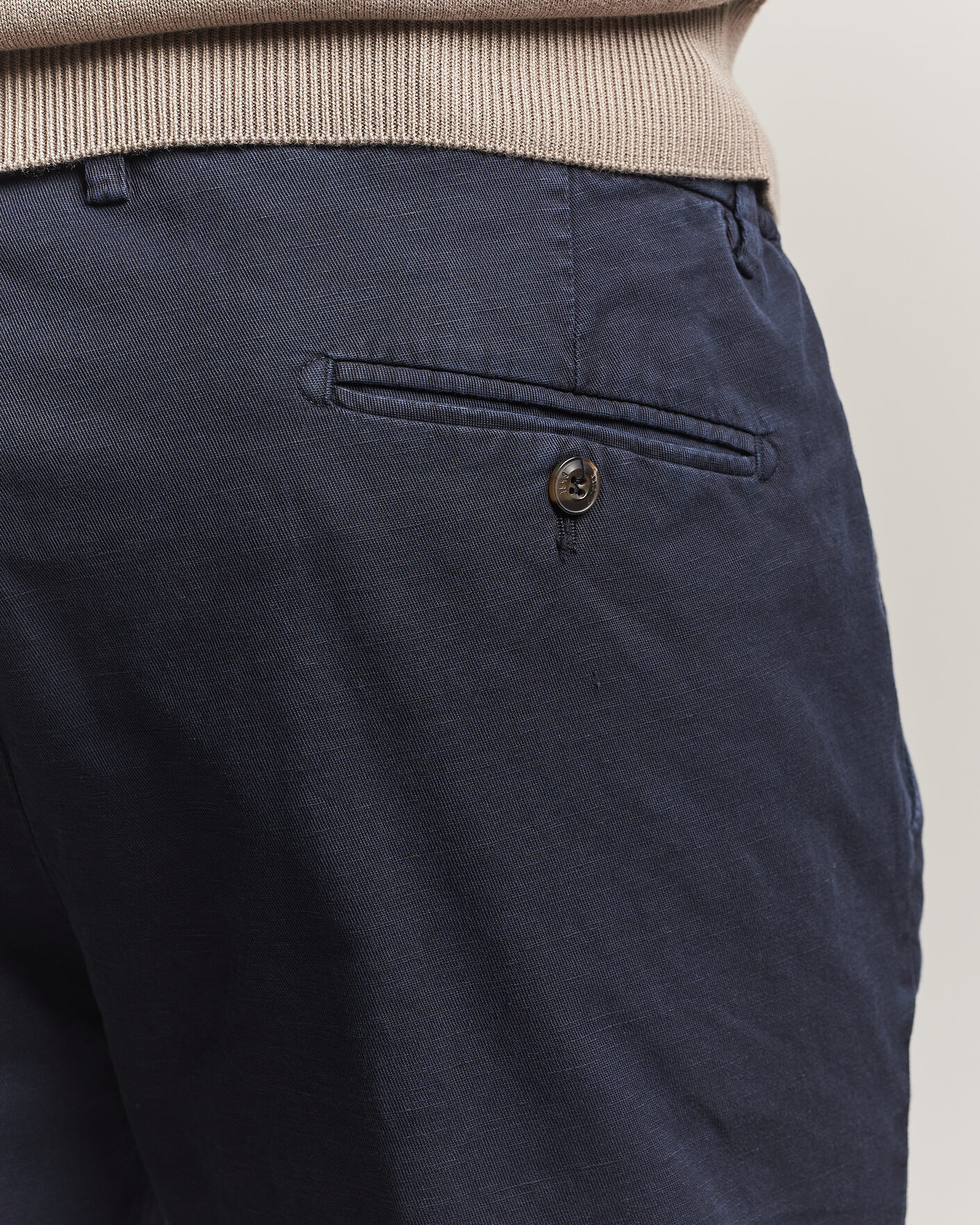Uomini | Pantaloncini | Briglia 1949 | Cotton/Linen Drawstring Shorts Navy