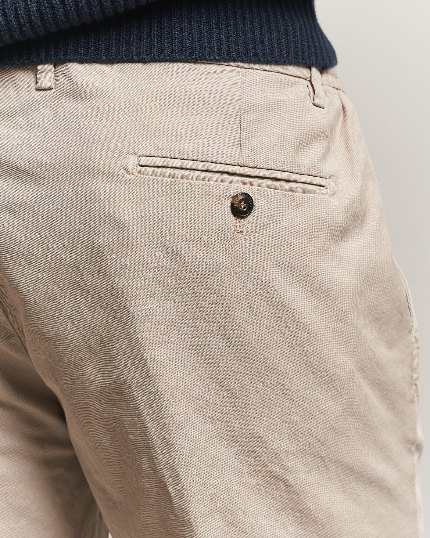 Uomini | Pantaloncini | Briglia 1949 | Cotton/Linen Drawstring Shorts Beige