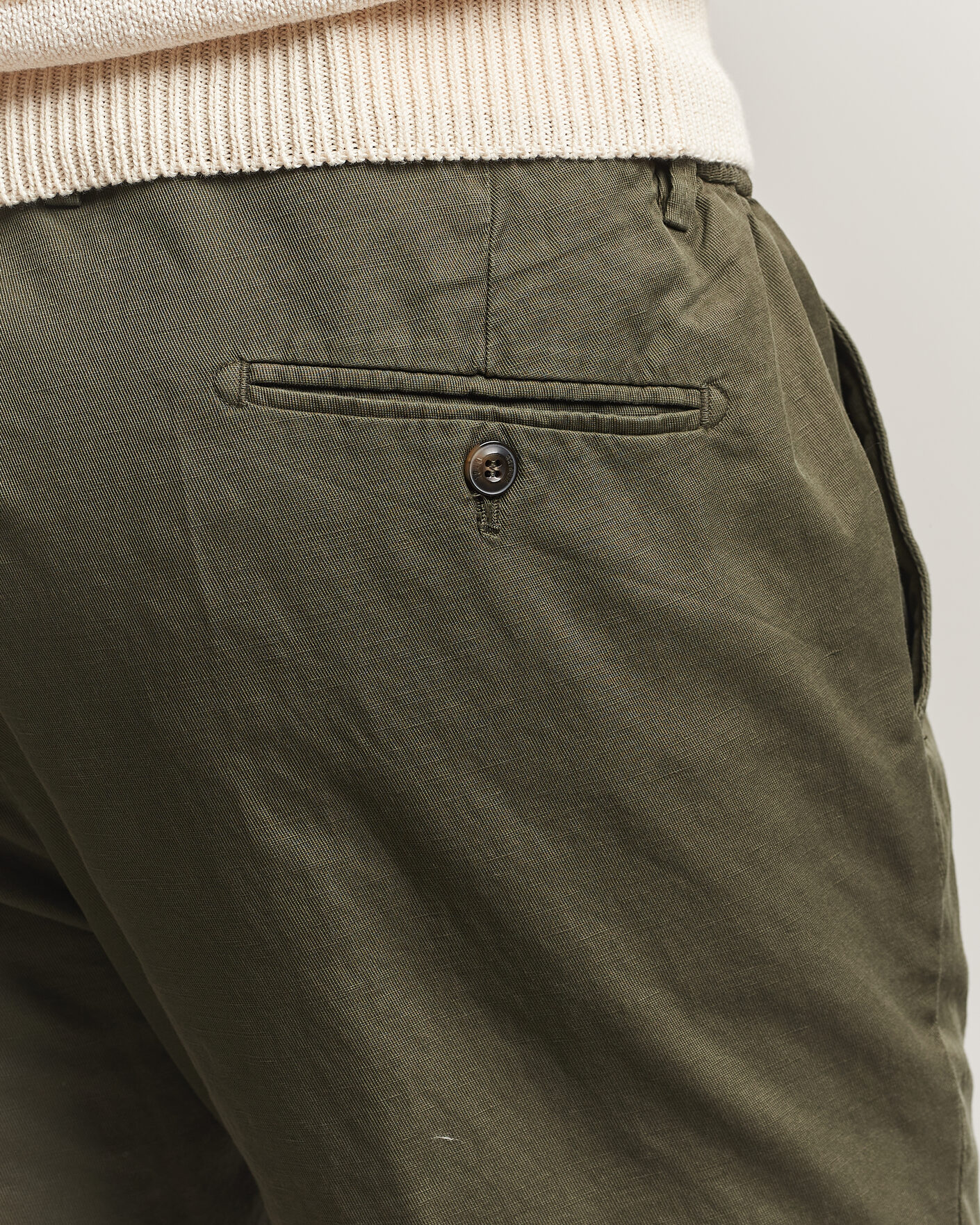Uomini | Pantaloncini | Briglia 1949 | Cotton/Linen Drawstring Shorts Olive