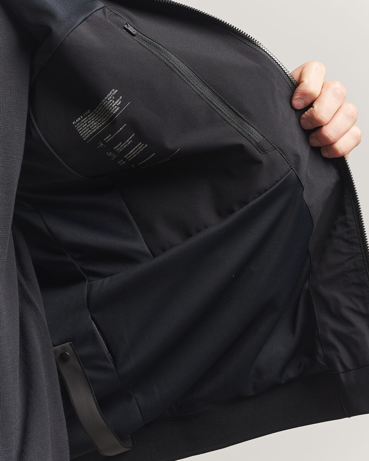 Uomini | Giacche | Scandinavian Edition | Plain II Waterproof Jacket Onyx