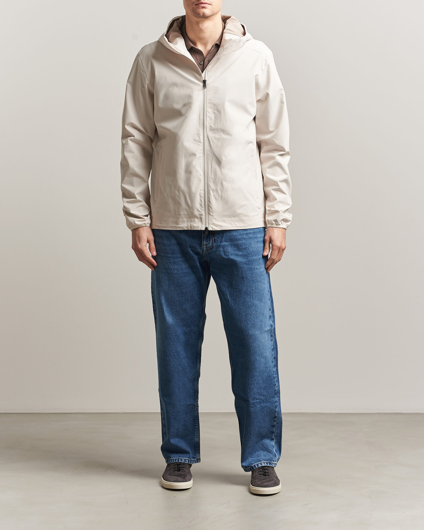 Uomini | Giacche | Scandinavian Edition | Hood II Waterproof Jacket Neutral White