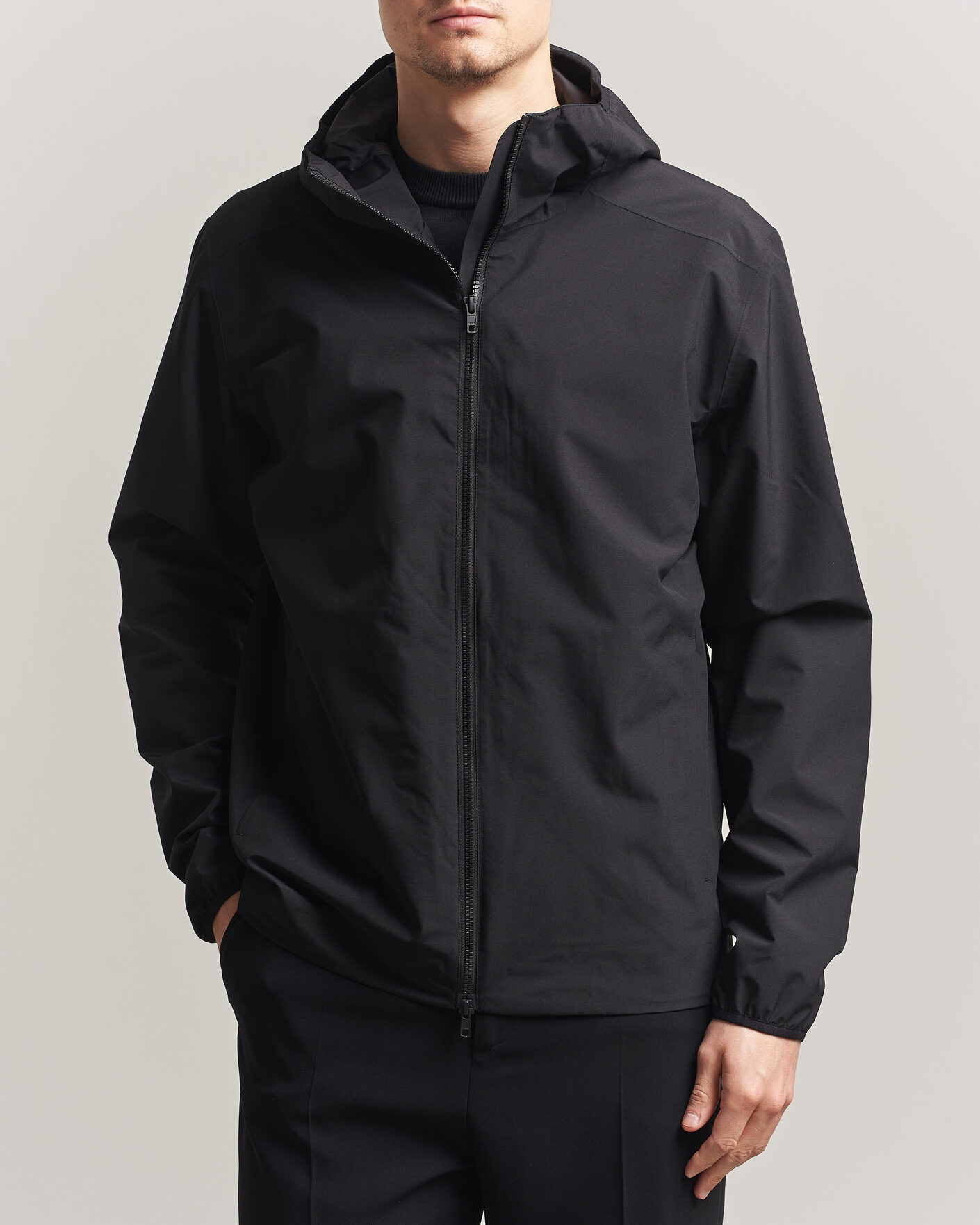 Uomini | Giacche | Scandinavian Edition | Hood II Waterproof Jacket Onyx